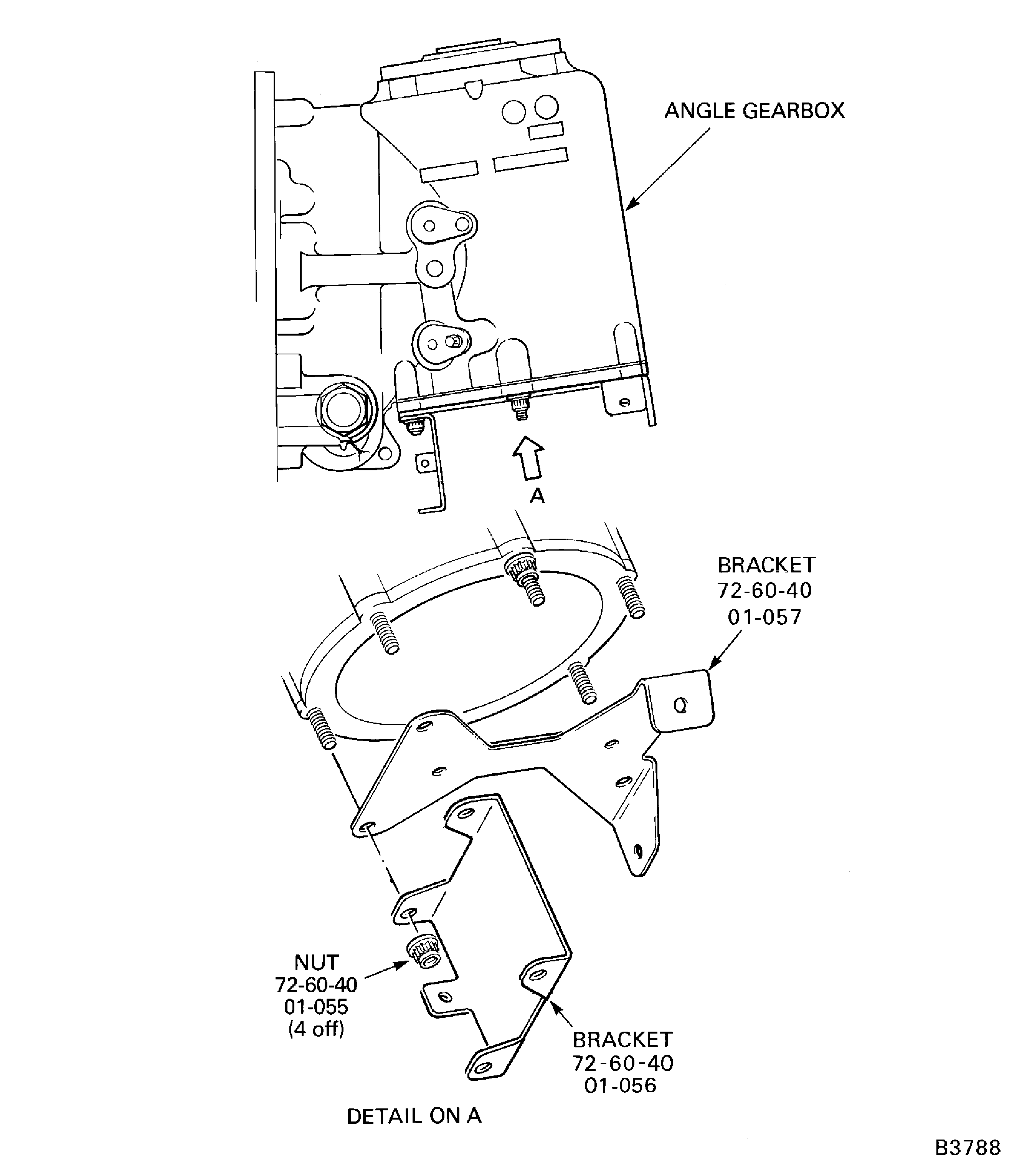 Remove the Non-Modular Brackets from the External Gearbox