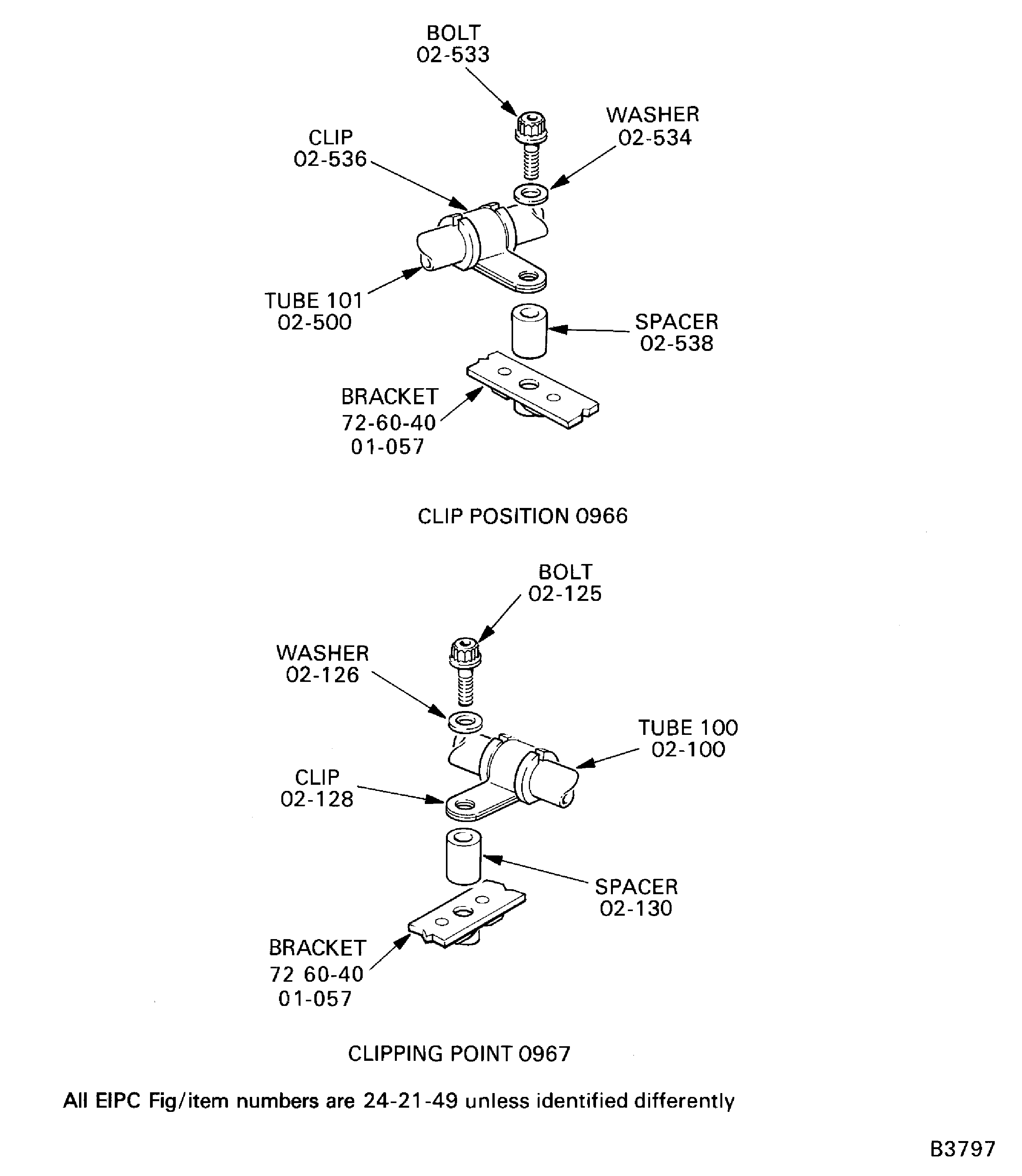 Remove the IDG Oil Cooling Tubes (100 and 101)
