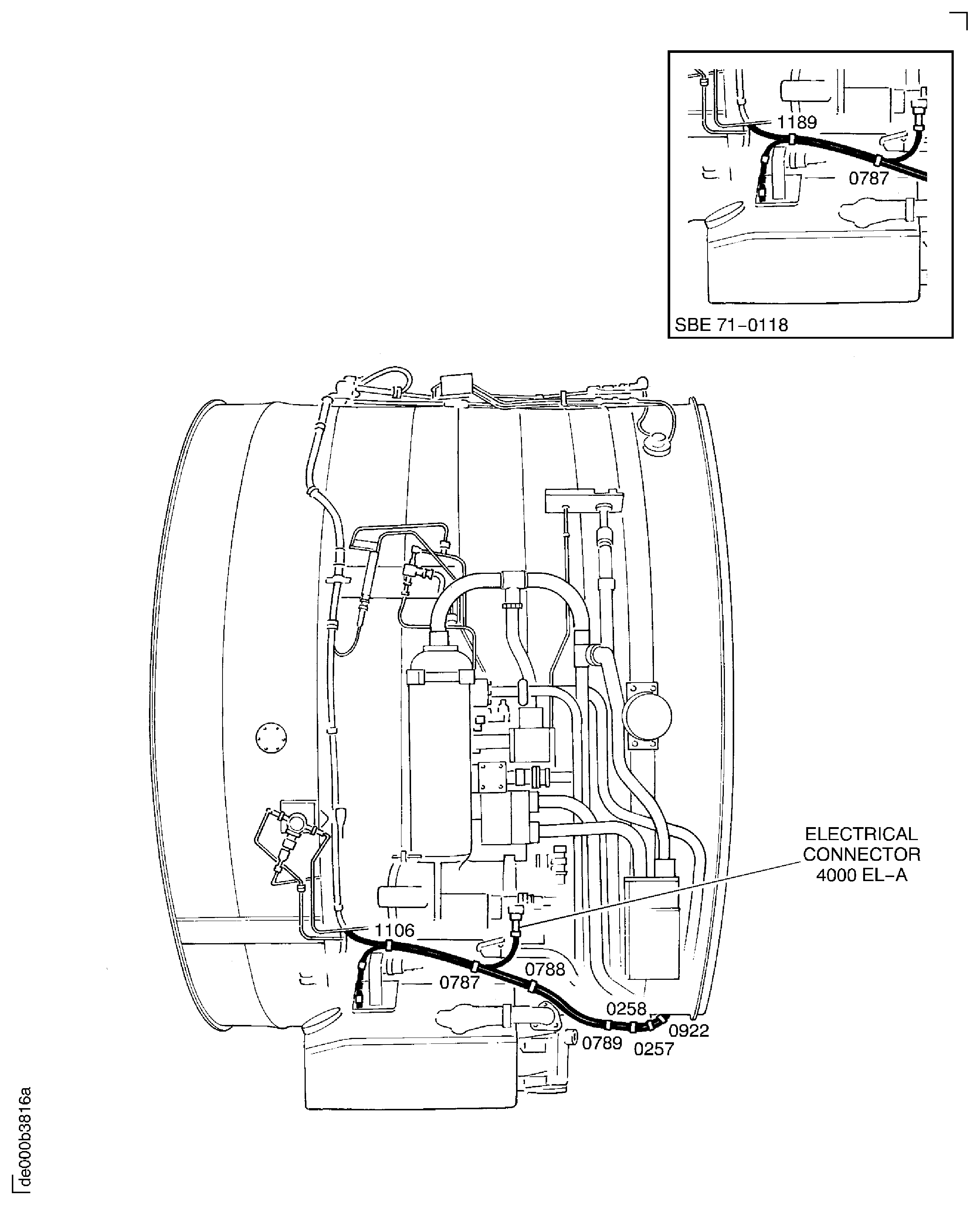 Disconnect the Electrical Harness from the External Gearbox