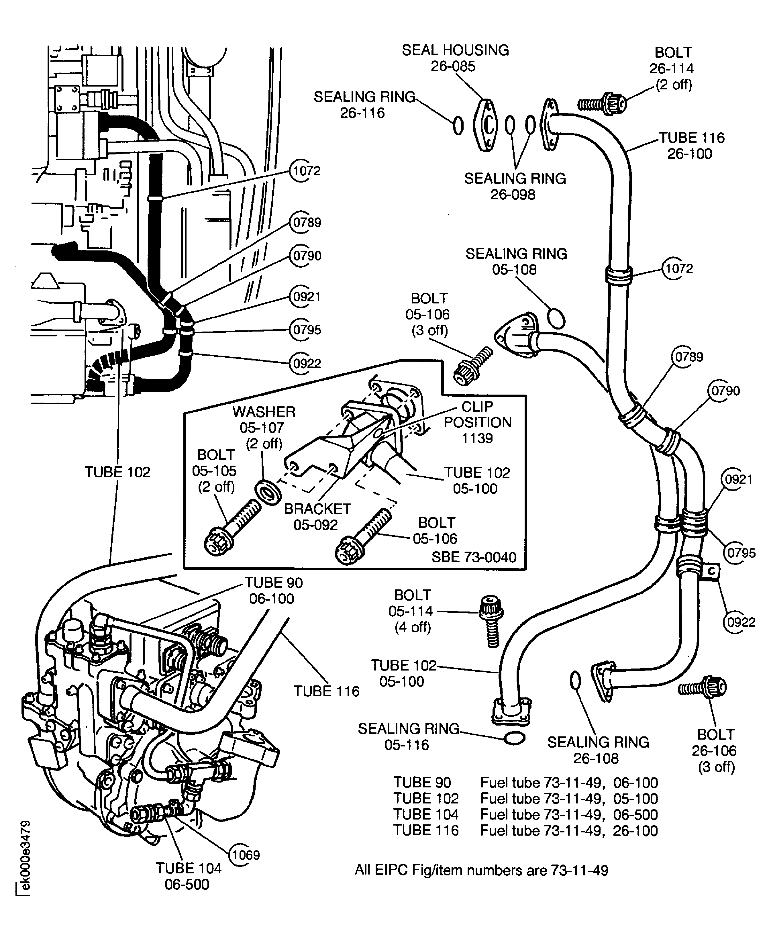 Install the fuel metering unit