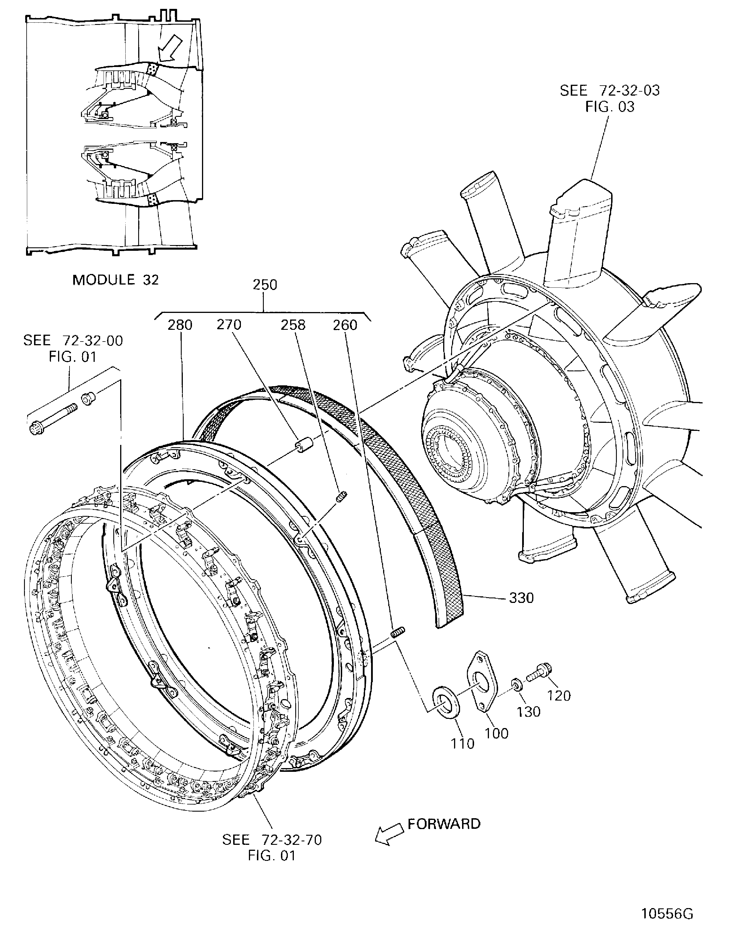 BOOSTER STAGE BLEED VALVE OUTLET CASE