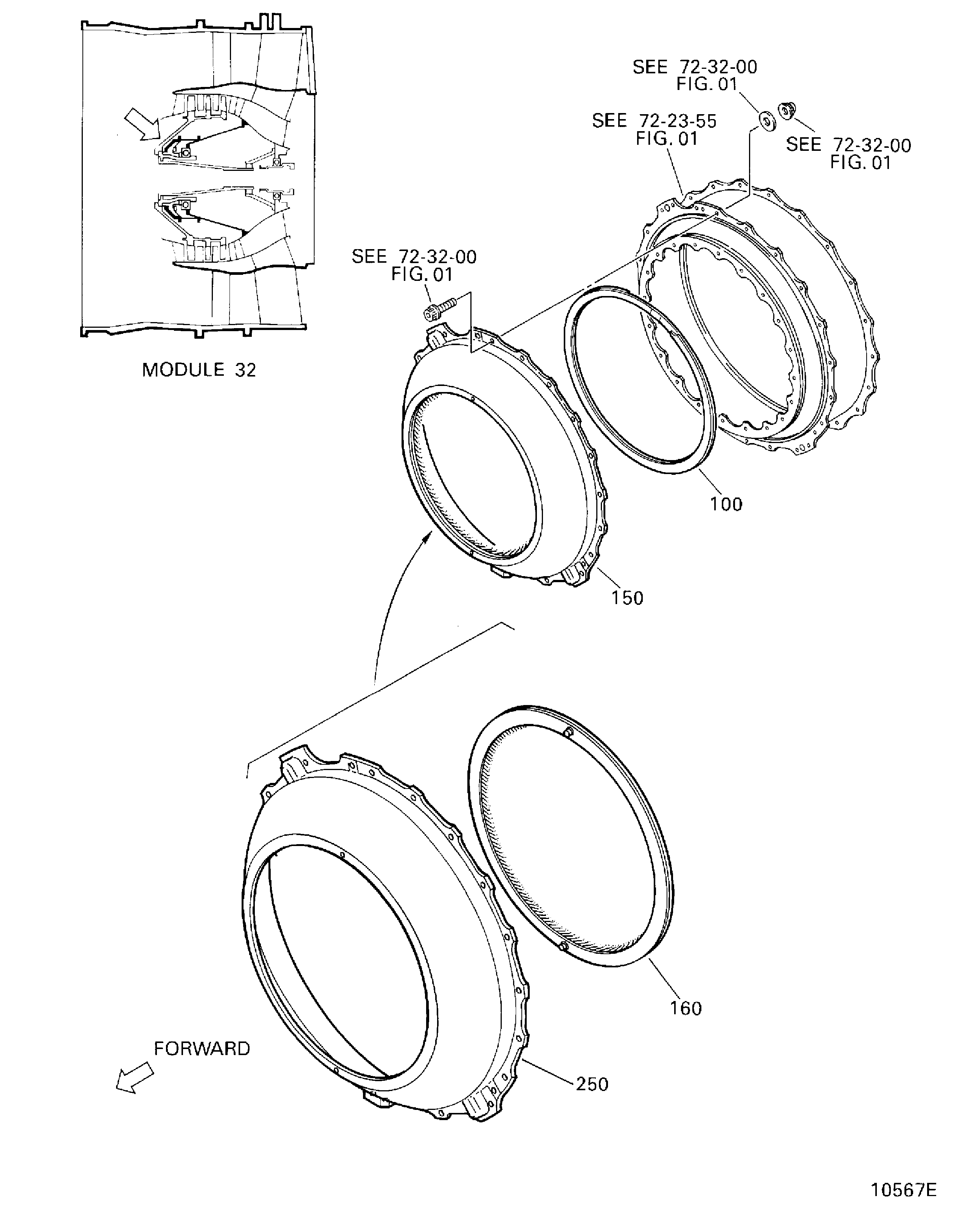 FRONT BEARING COMPARTMENT FRONT AIR SEAL
