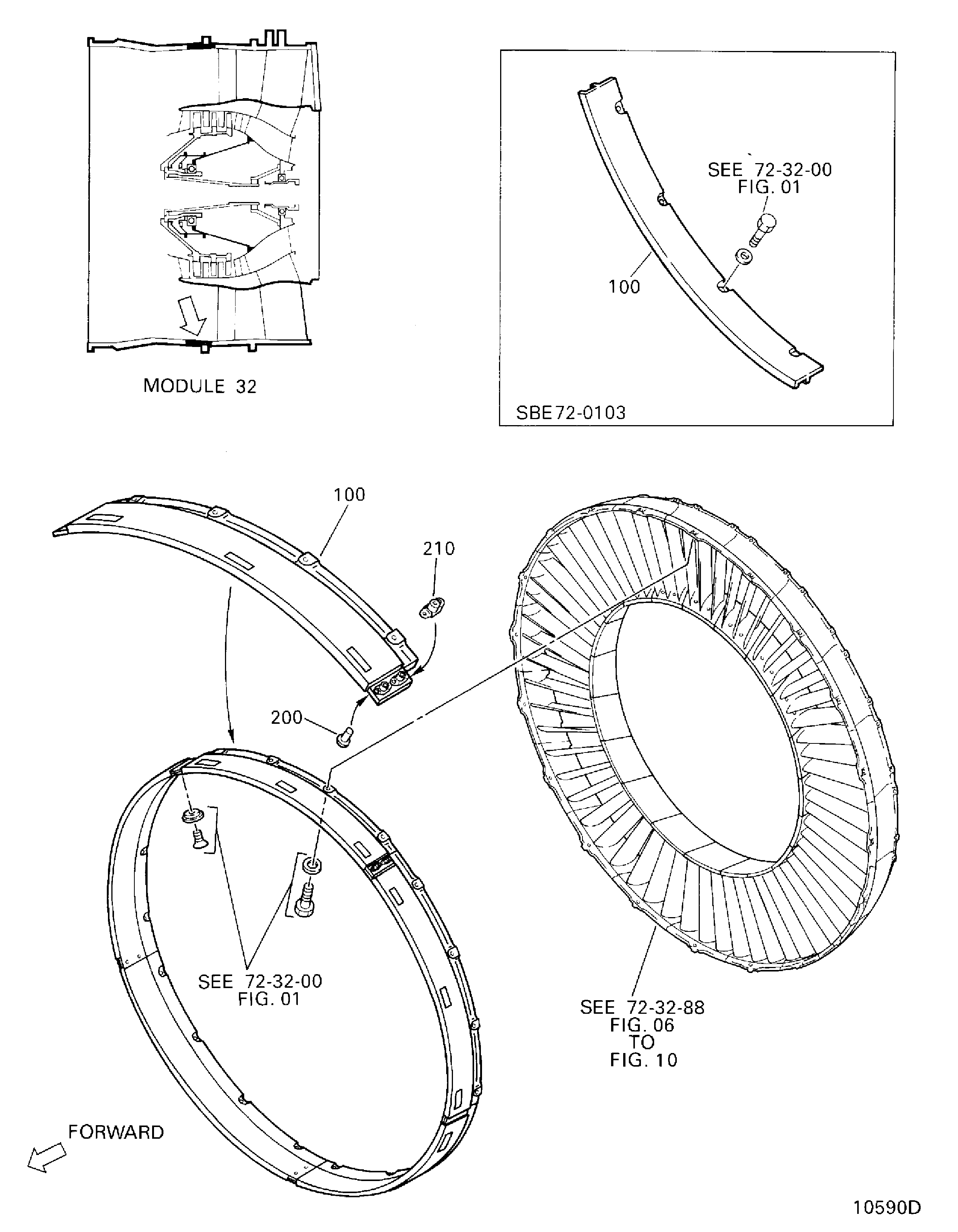 FAN CASE FRONT PANEL FAIRINGS