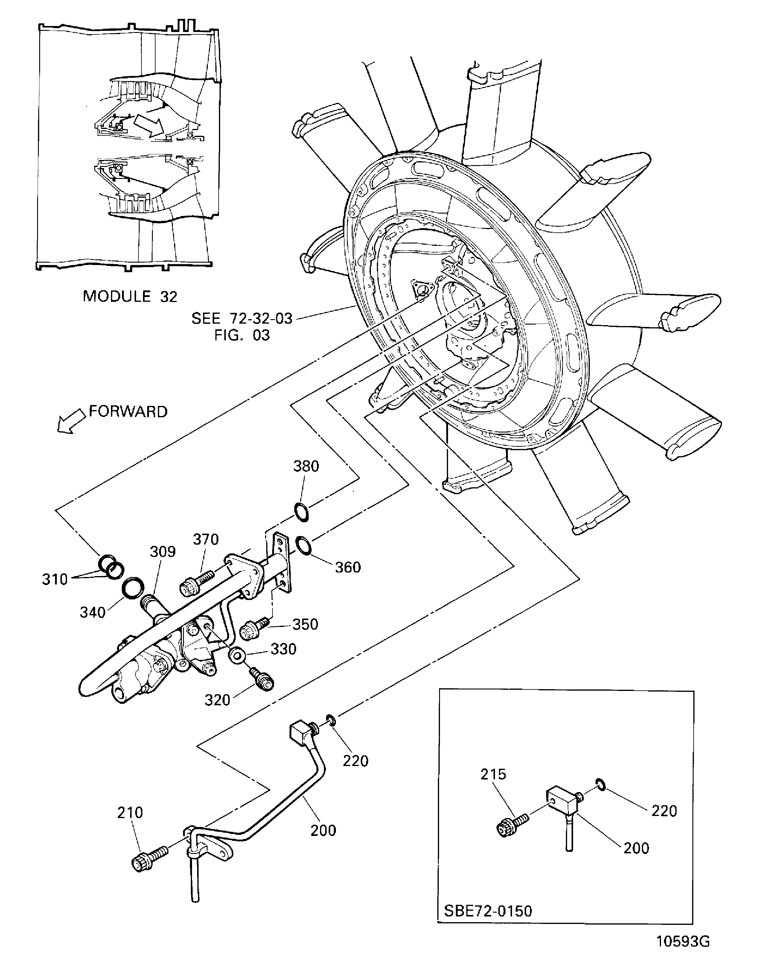 LP COMPRESSOR/INTERMEDIATE CASE MODULE