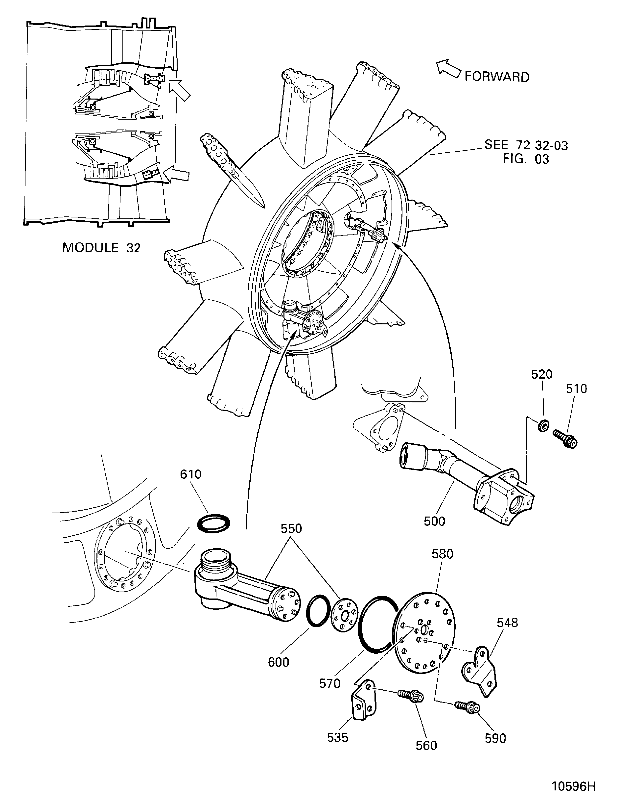 LP COMPRESSOR/INTERMEDIATE CASE MODULE