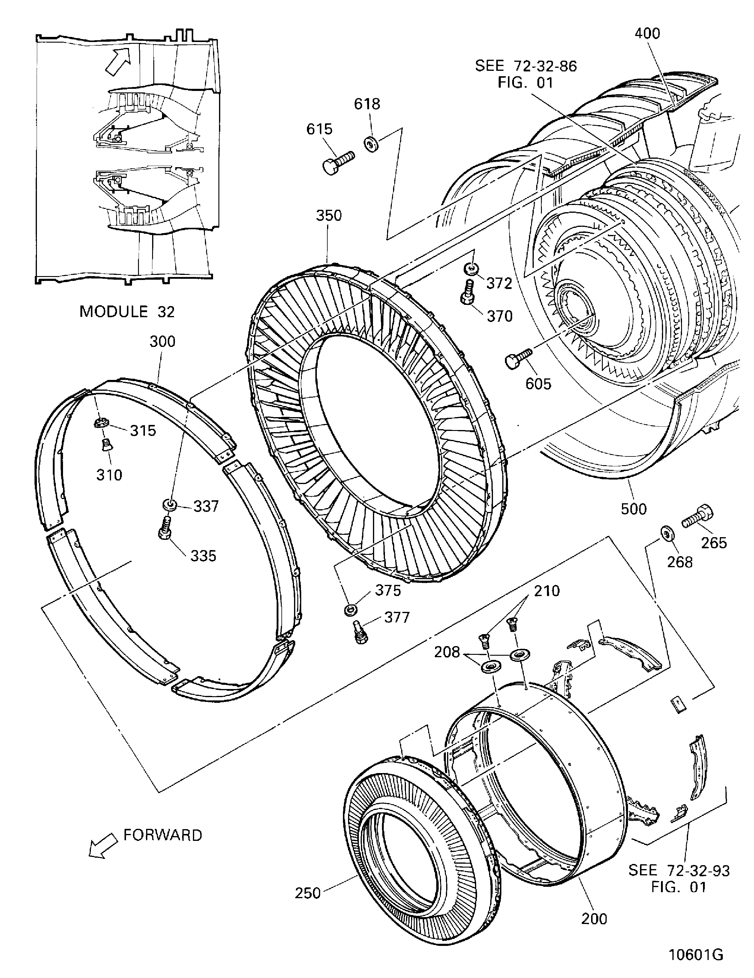 LP COMPRESSOR/INTERMEDIATE CASE MODULE