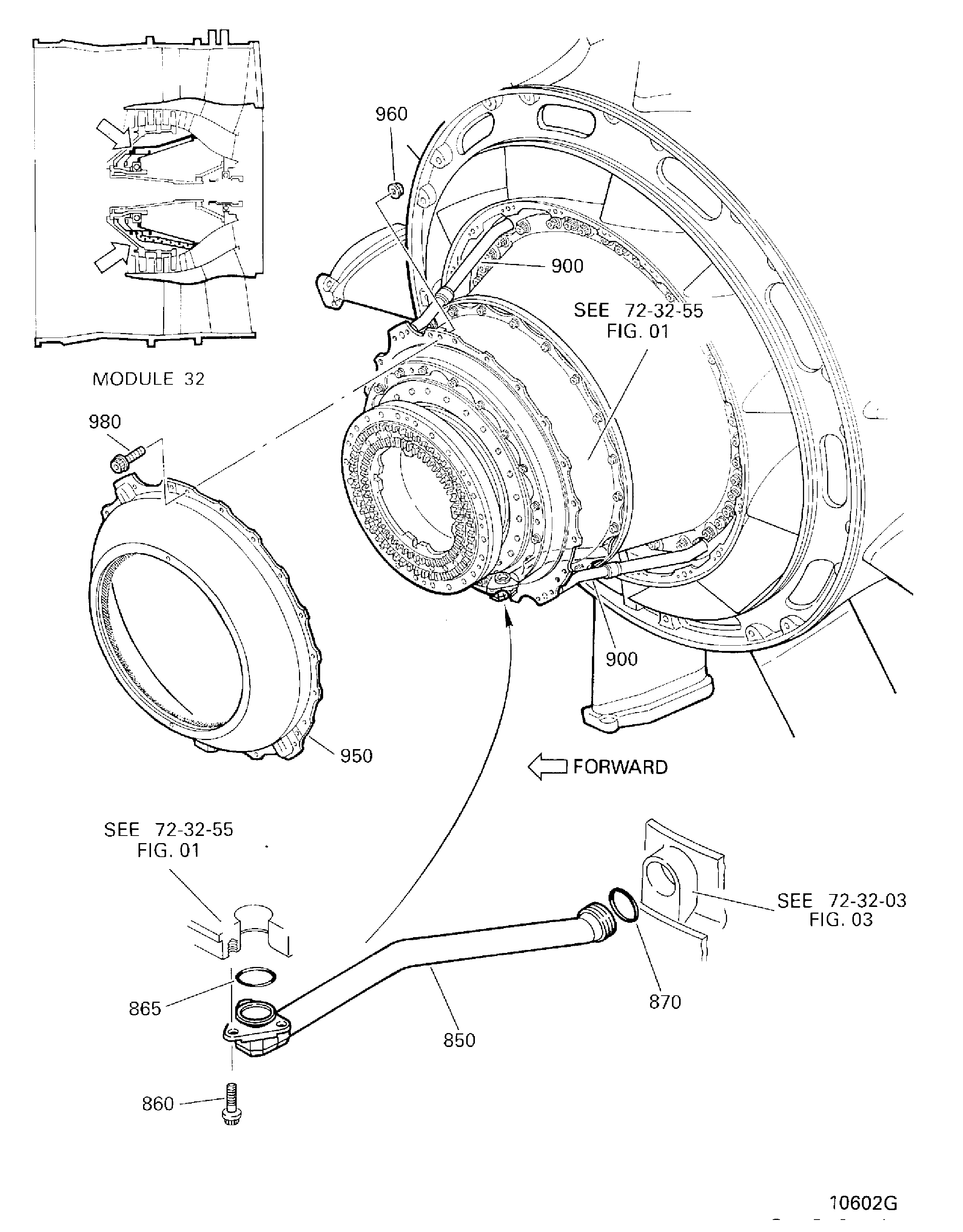 LP COMPRESSOR/INTERMEDIATE CASE MODULE