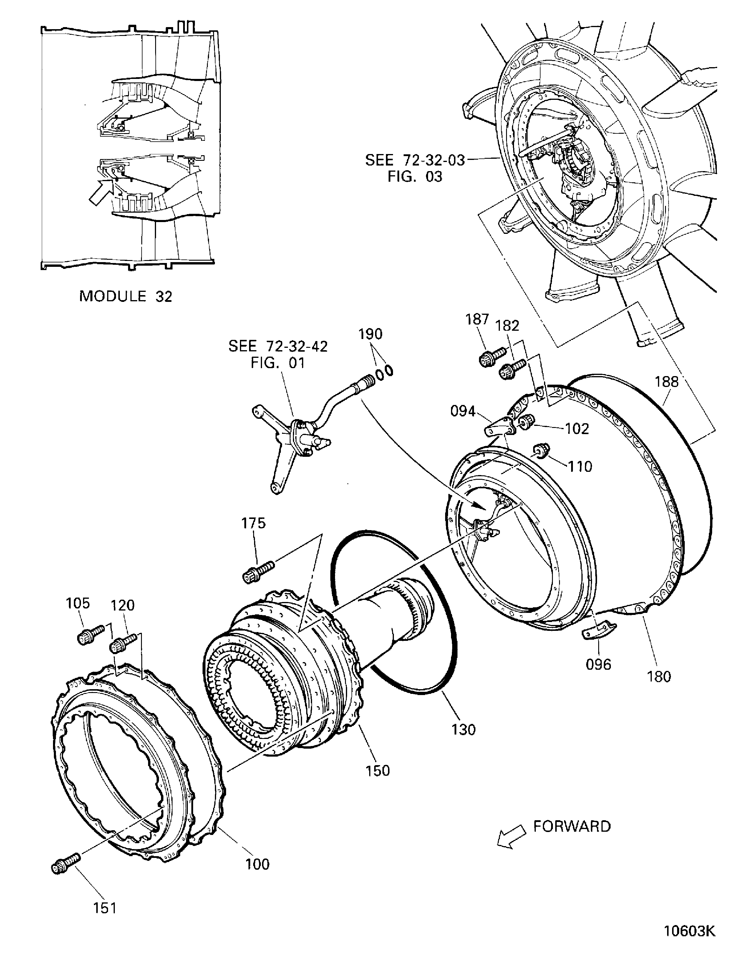 LP COMPRESSOR/INTERMEDIATE CASE MODULE