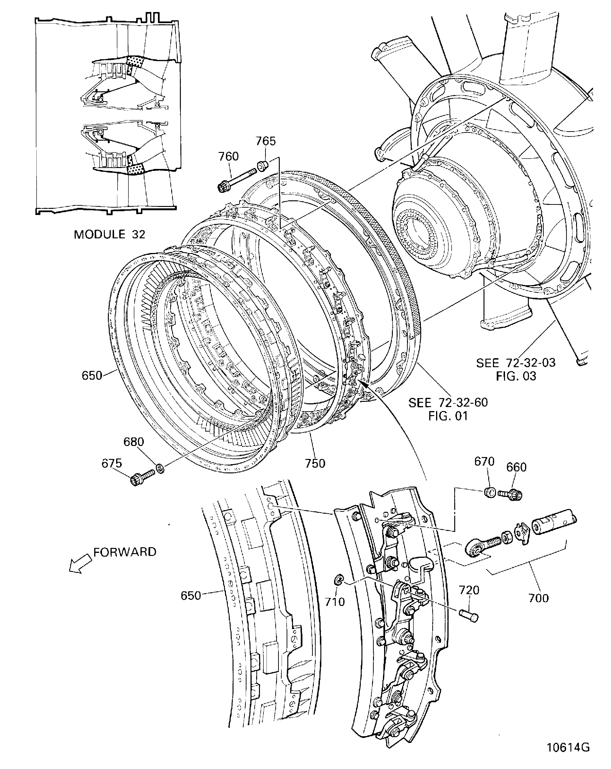 LP COMPRESSOR/INTERMEDIATE CASE MODULE