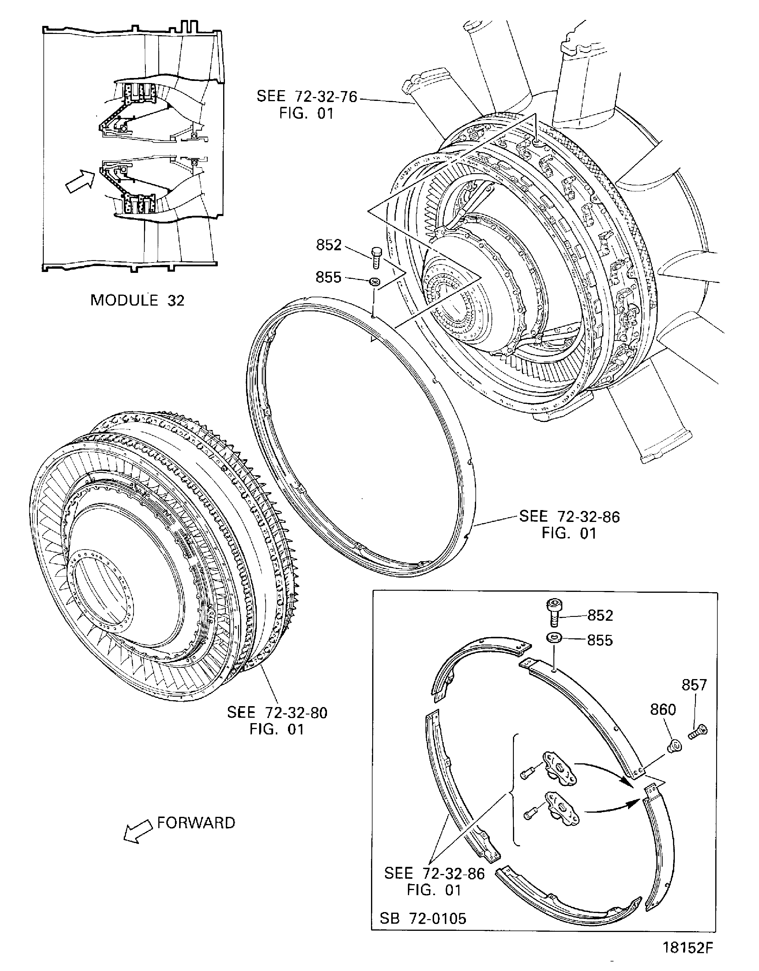 LP COMPRESSOR/INTERMEDIATE CASE MODULE
