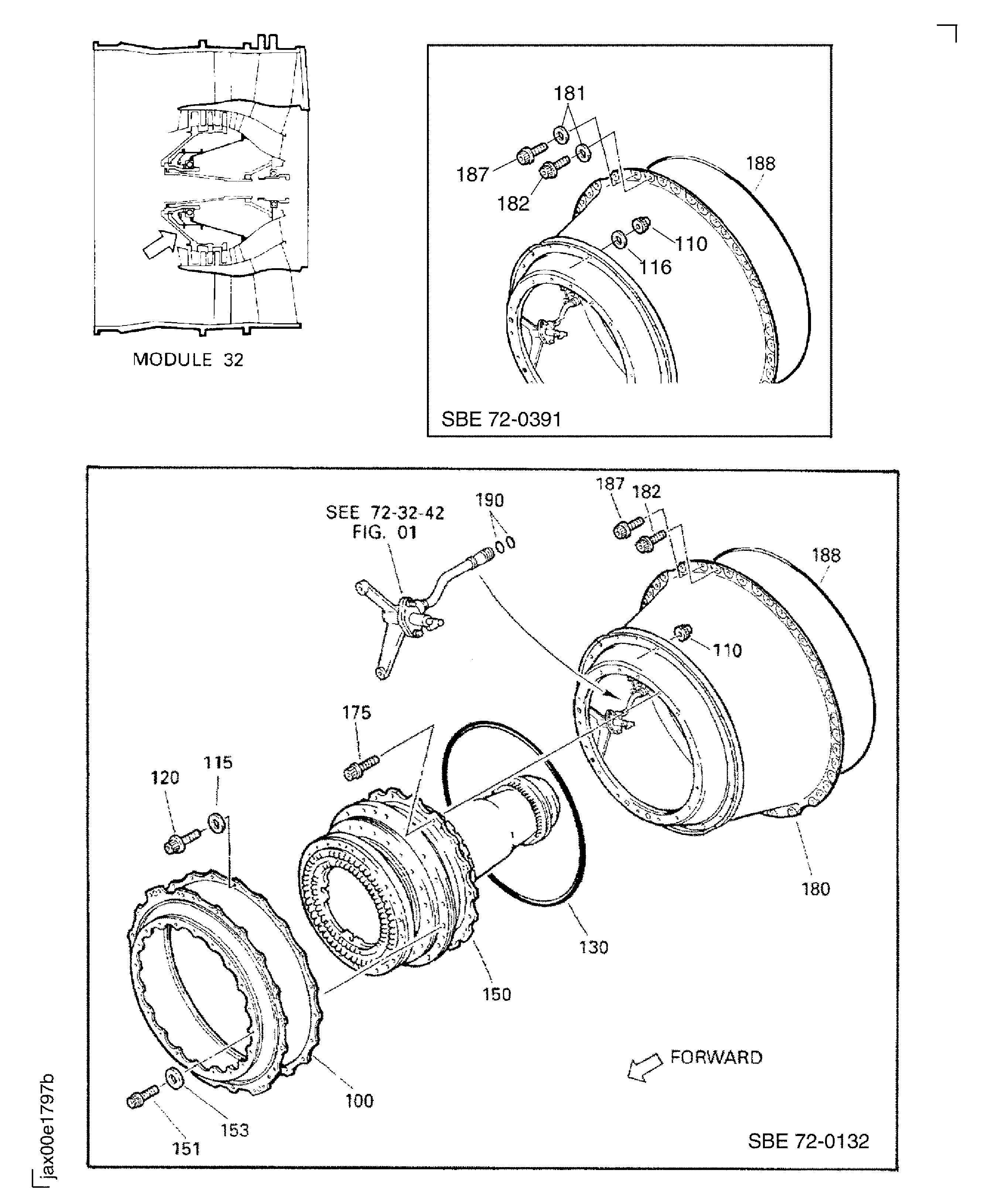 LP COMPRESSOR/INTERMEDIATE CASE MODULE