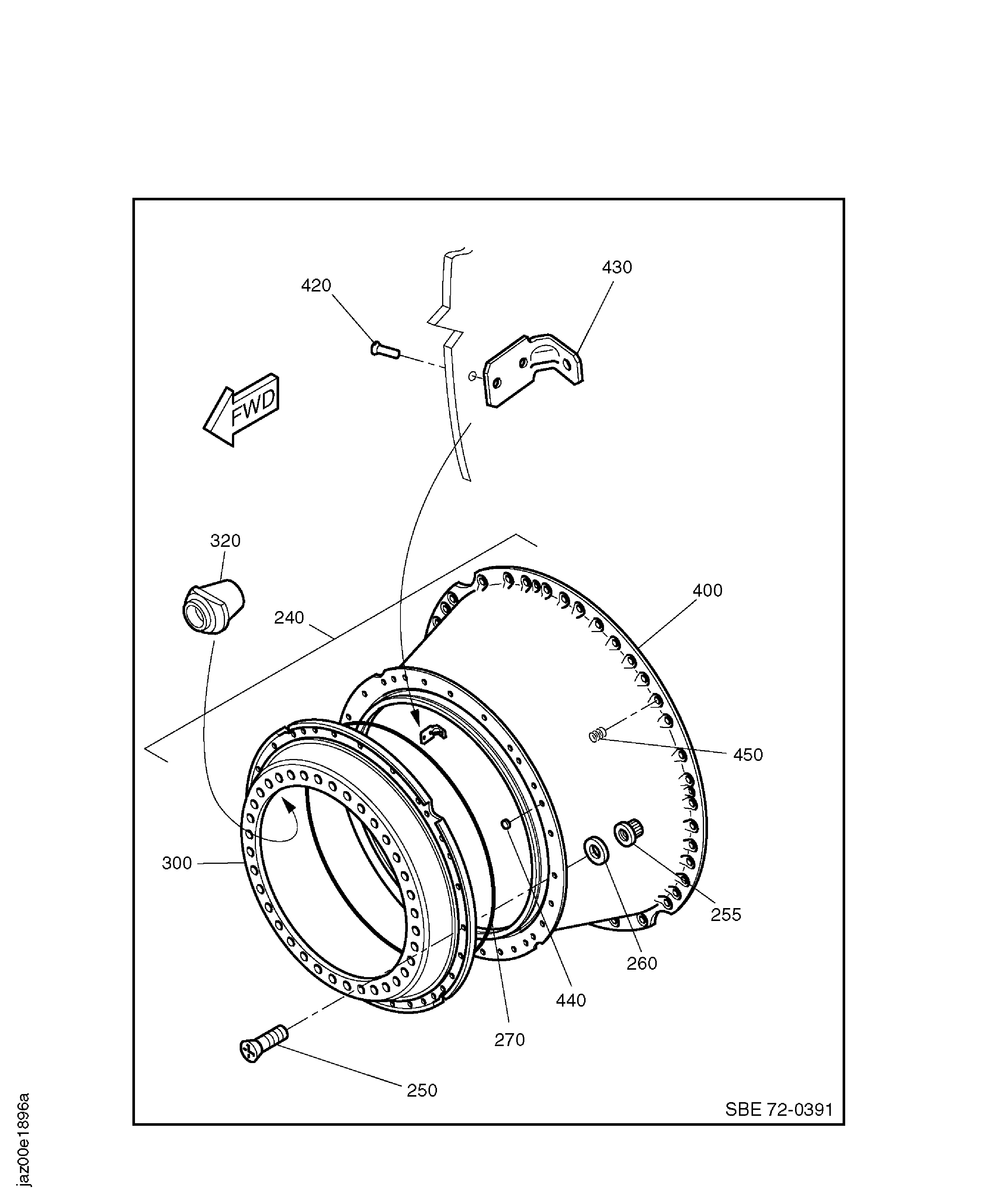 NO.1 BEARING SUPPORT