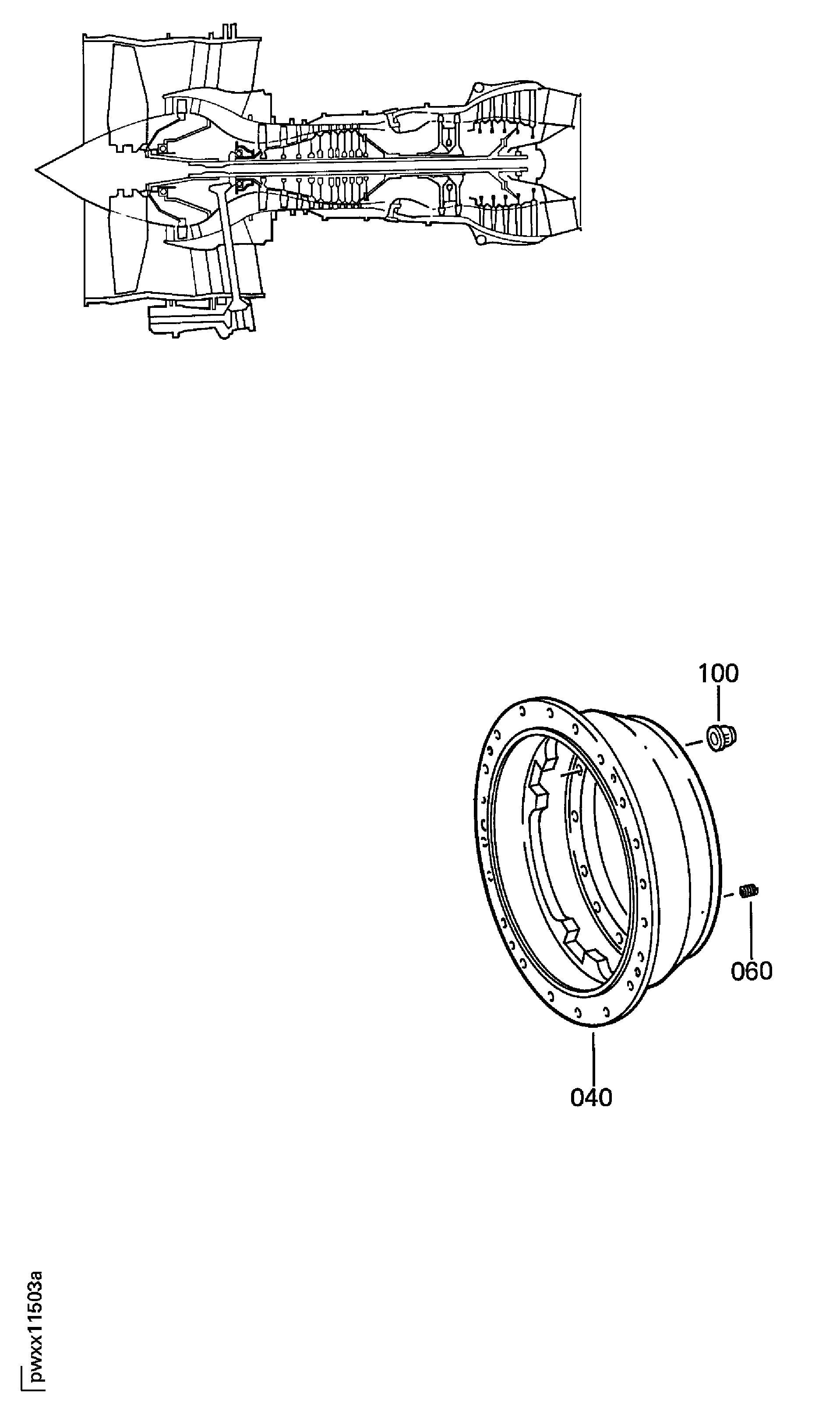 NUMBER THREE BEARING SEAL SUPPORT ASSEMBLY