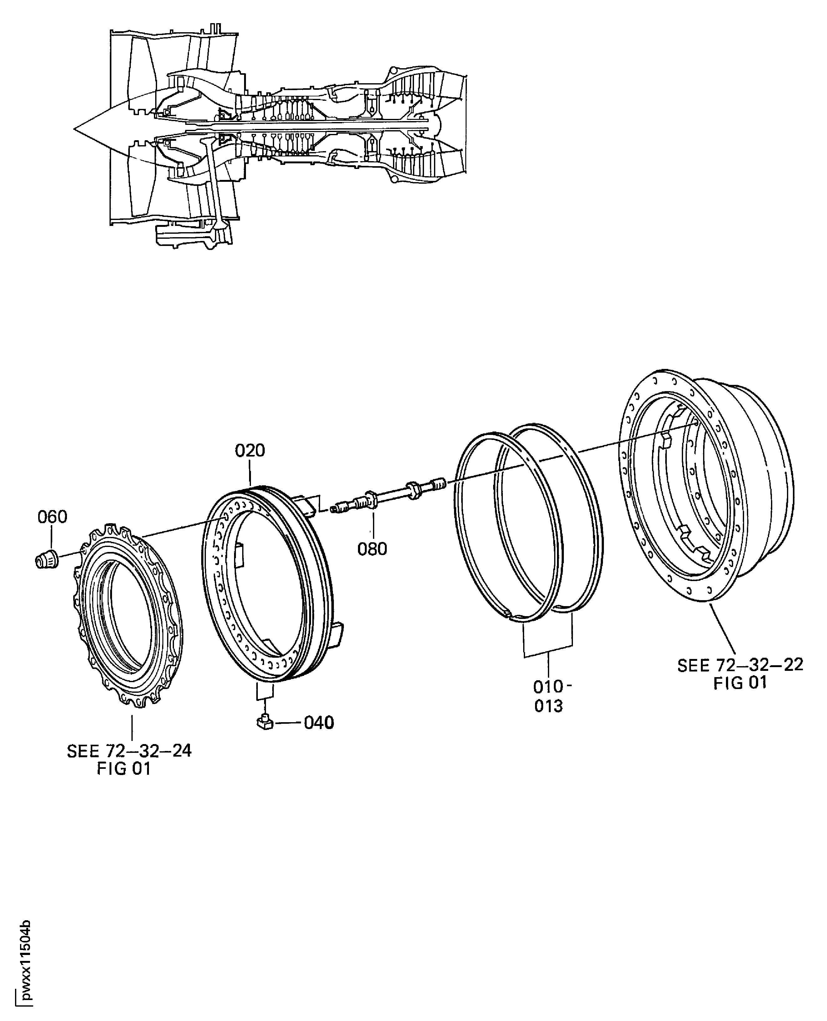 NUMBER THREE BEARING HOUSING ASSEMBLY
