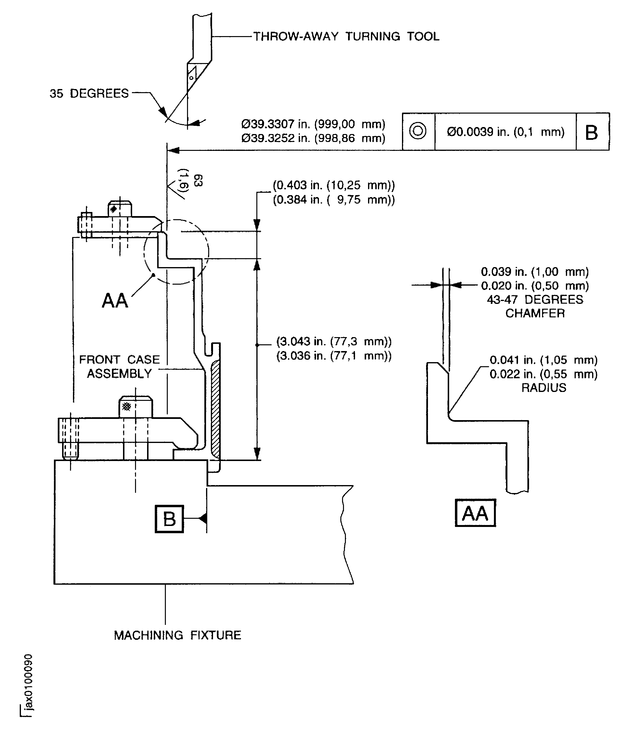 Repair details and finish machining dimensions after plasma spray