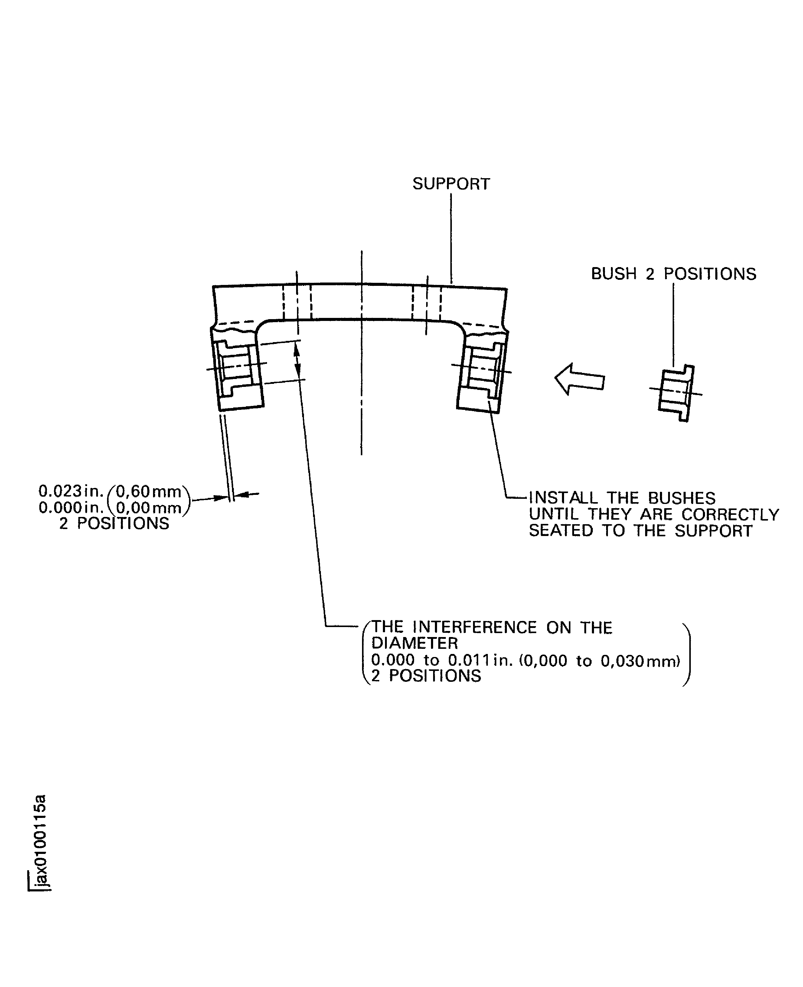 Repair details and dimensions - support