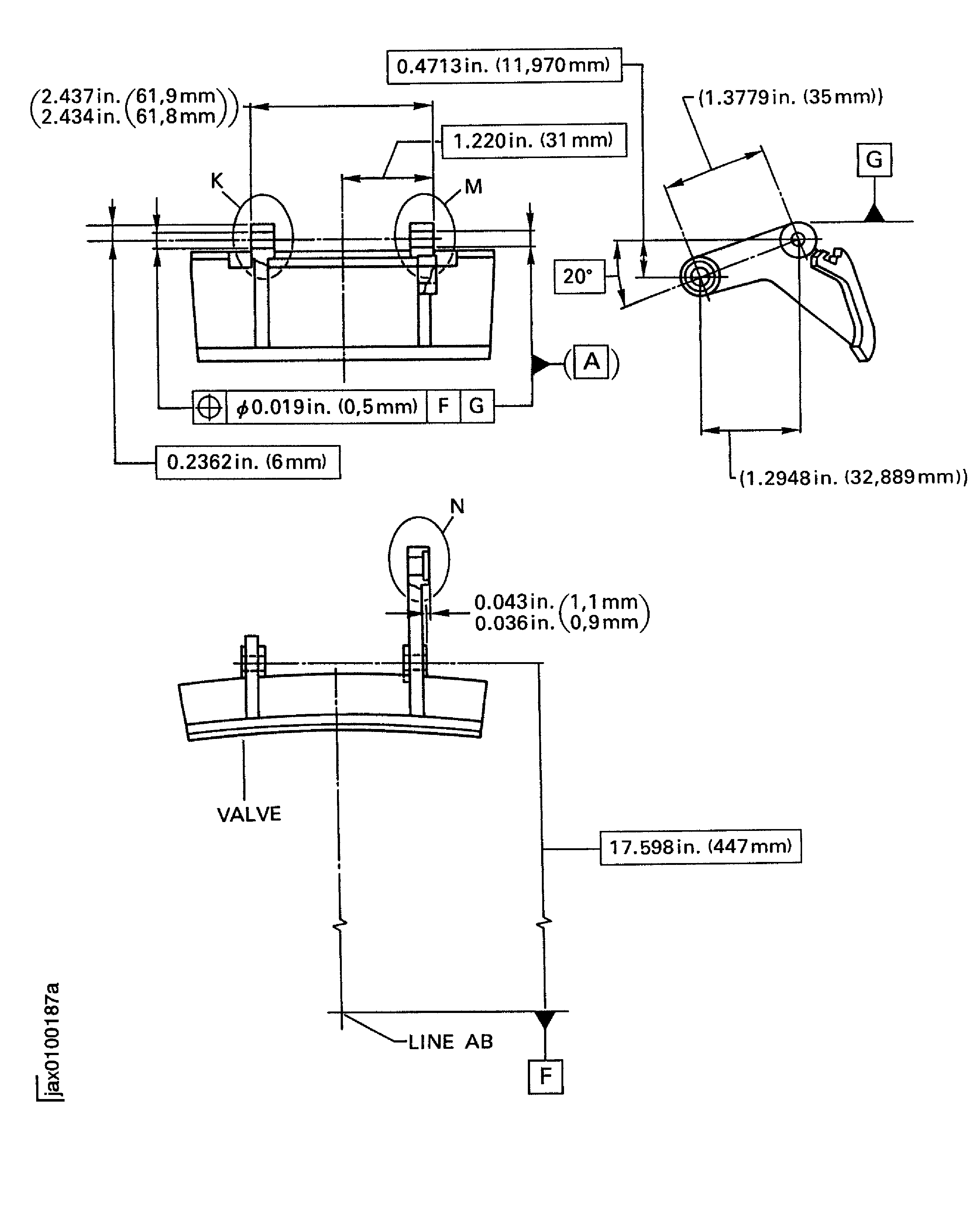 Repair details and dimensions