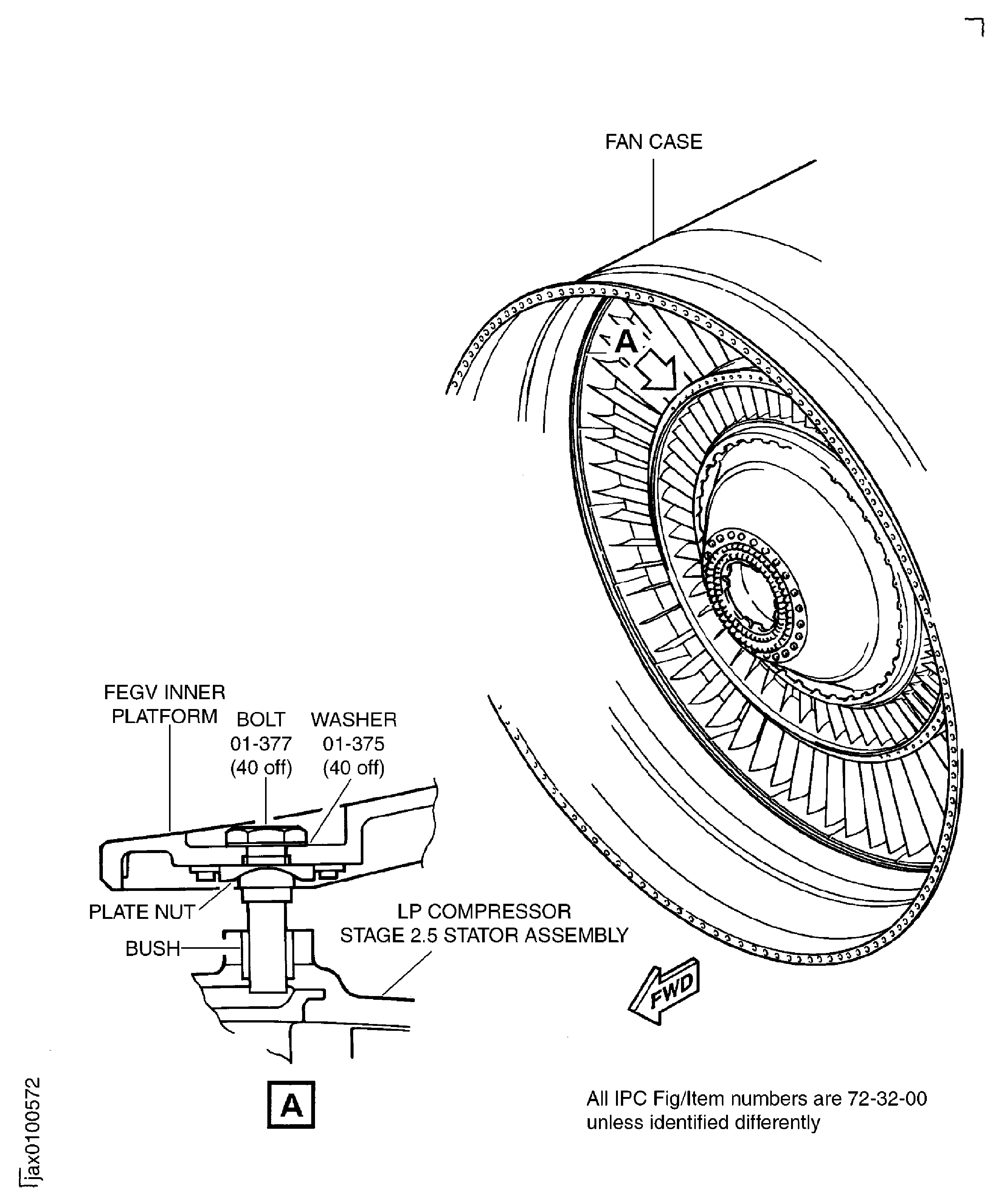 Remove the bolts from the FEGV's