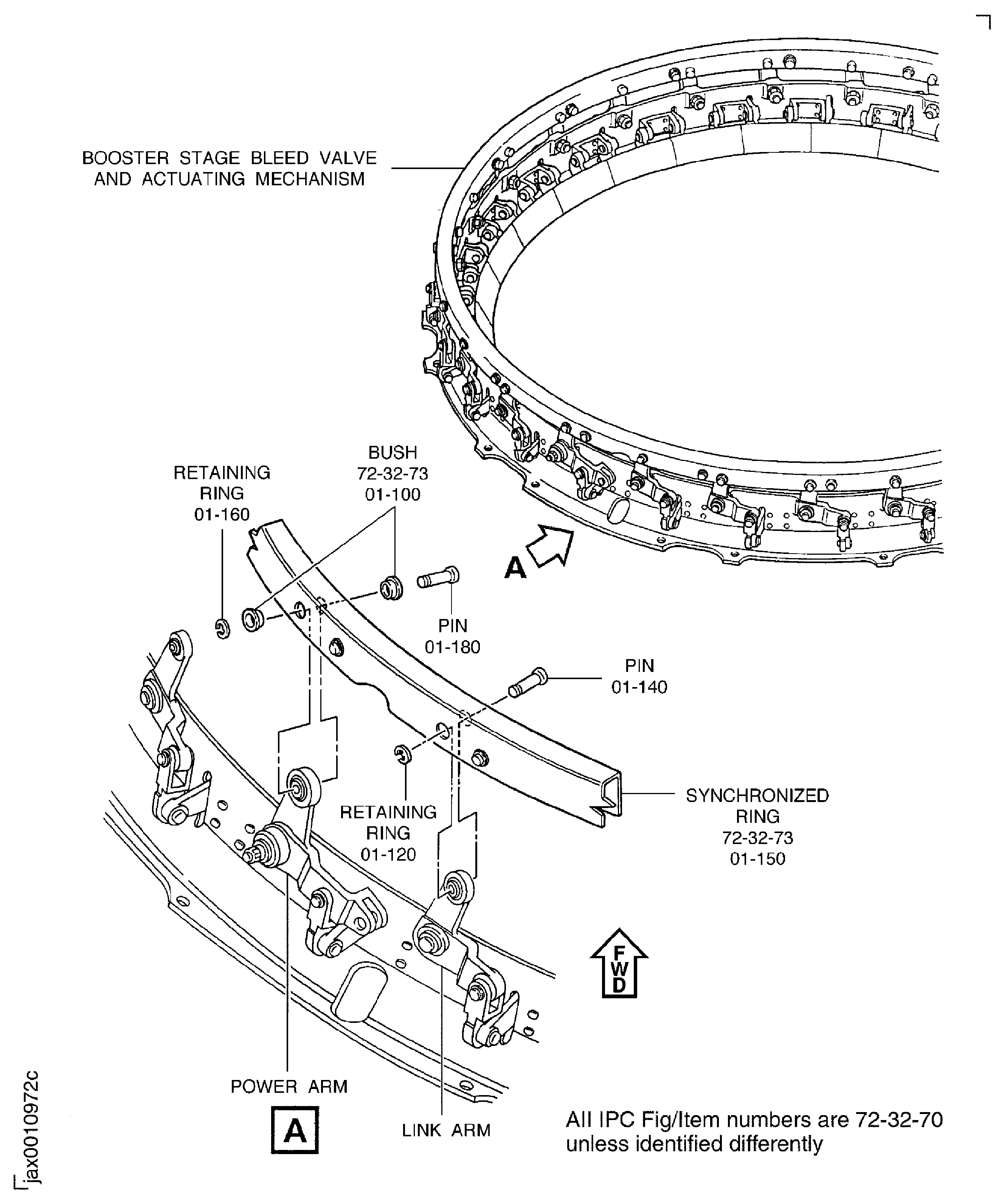 Pre SBE 72-0133: Install The Synchronized Ring