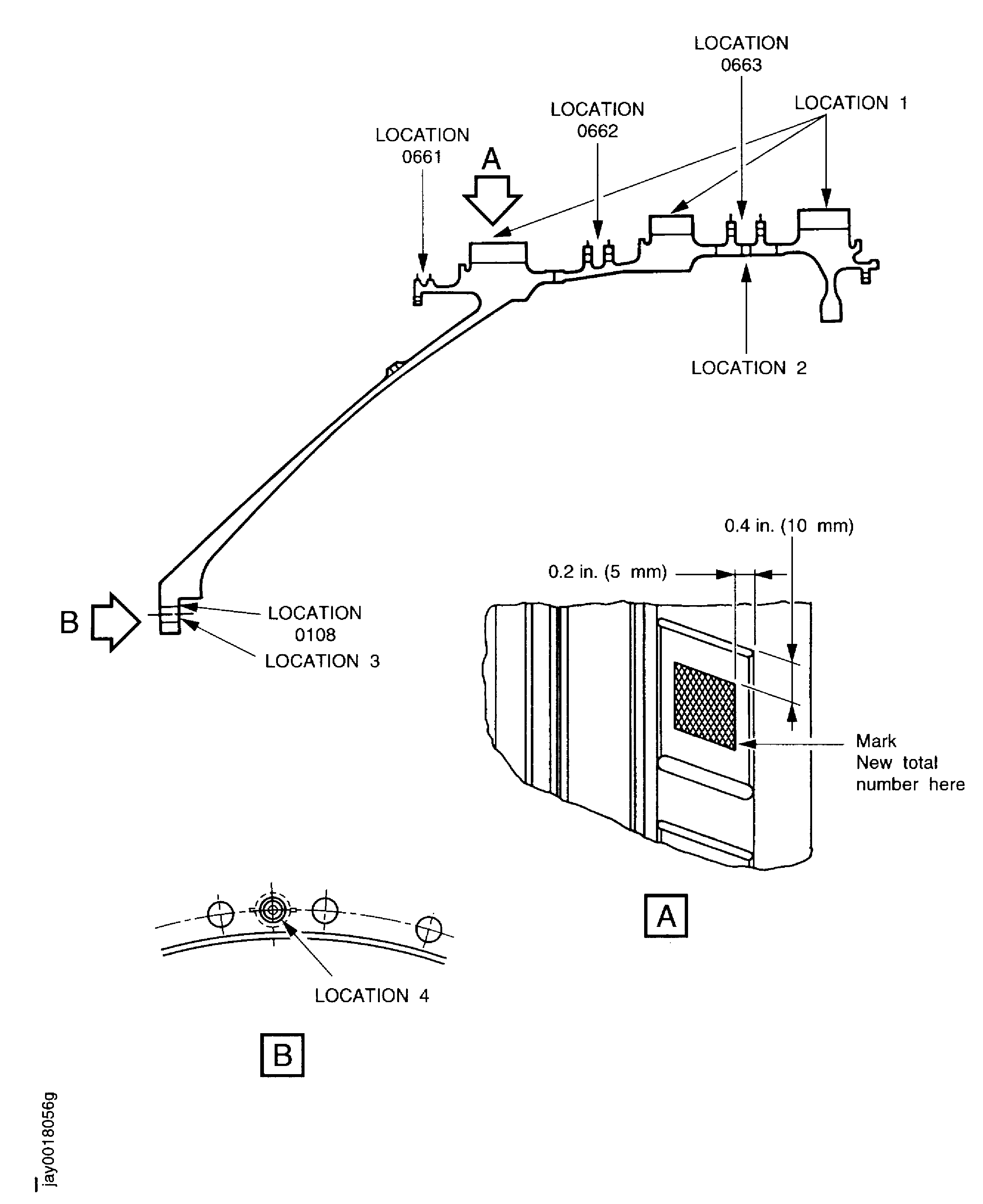 Locations of the LP Compressor Disk
