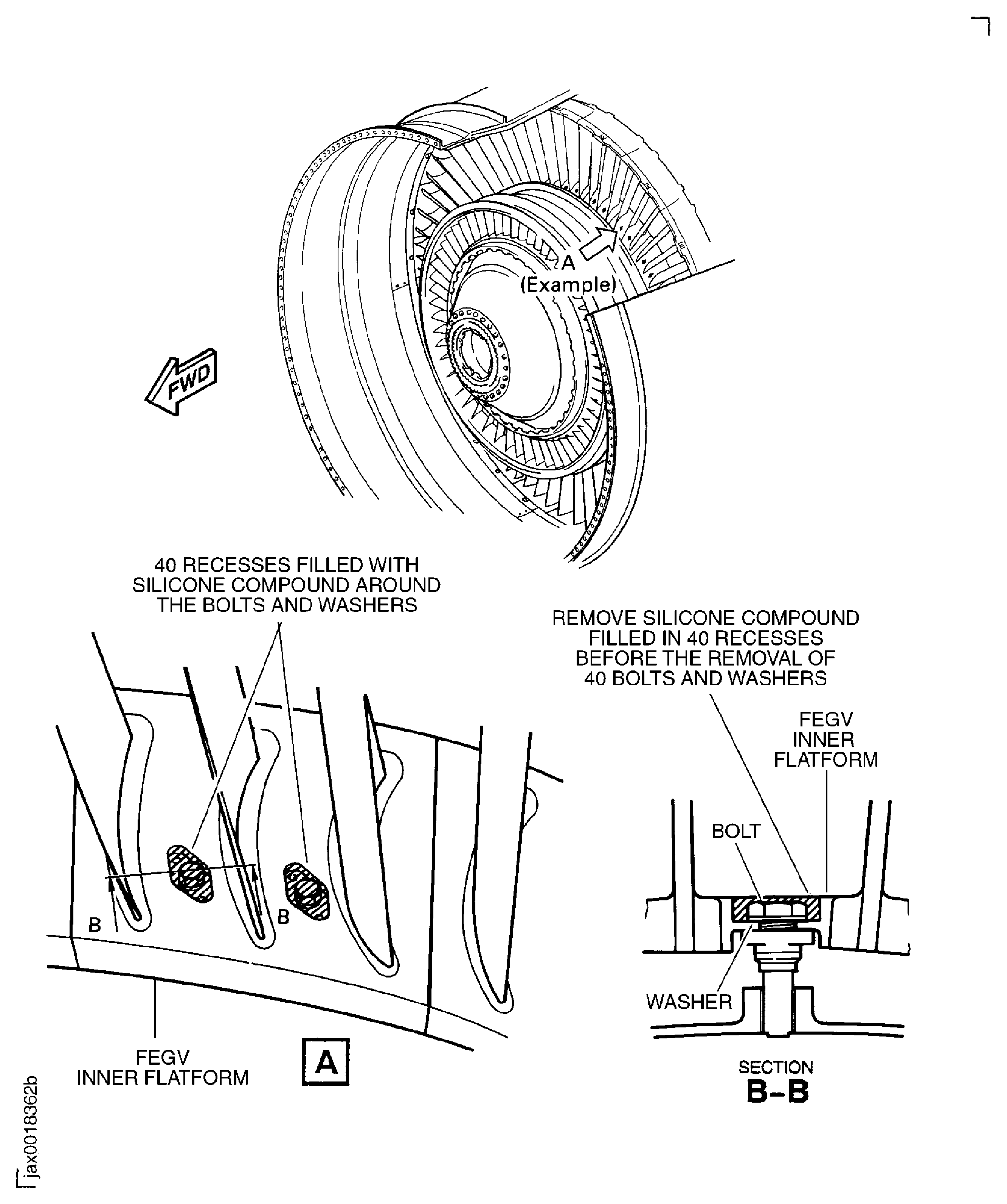 Remove silicone compound from the FEGV inner platforms