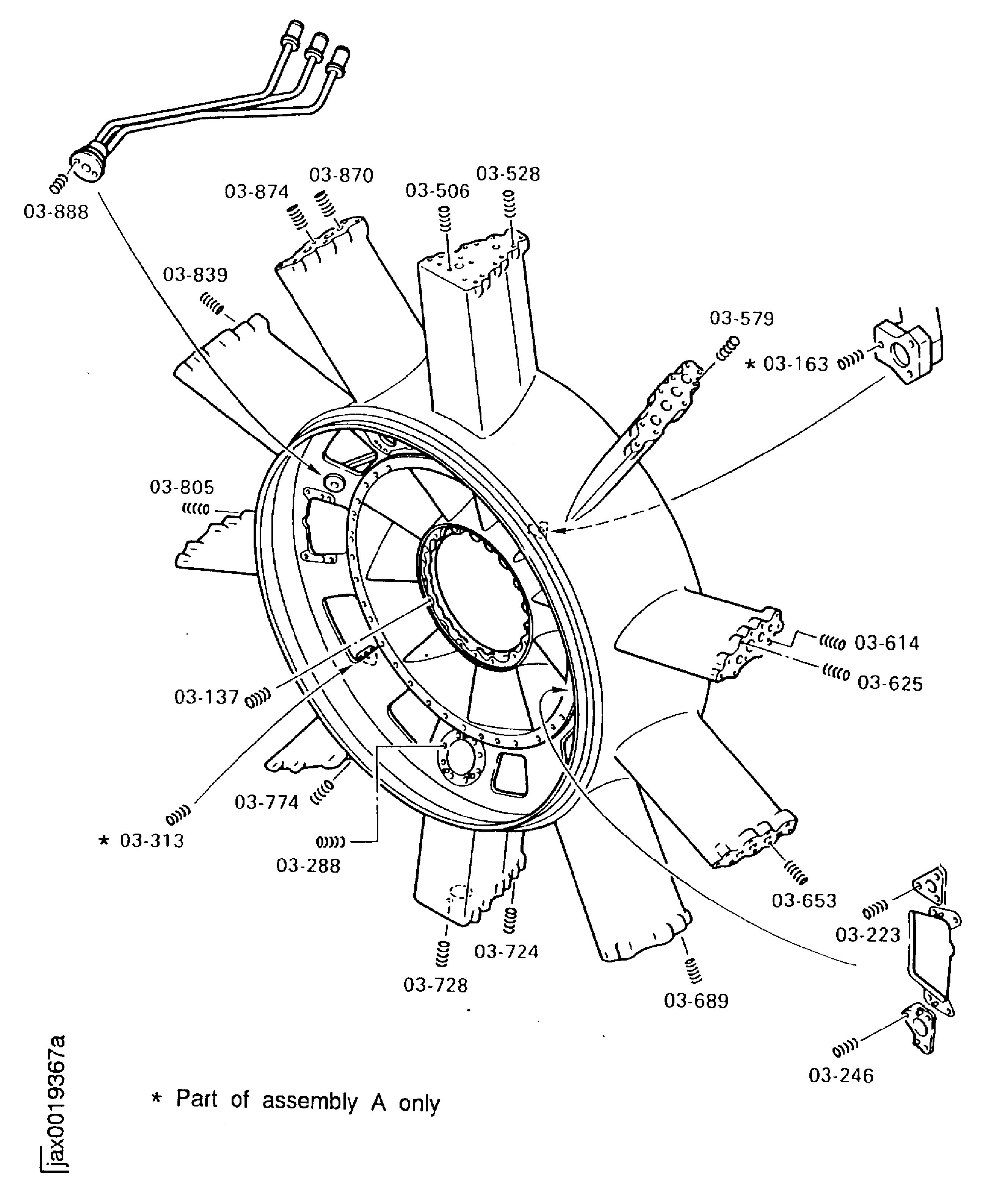 Fan frame assembly - replace the wire insert
