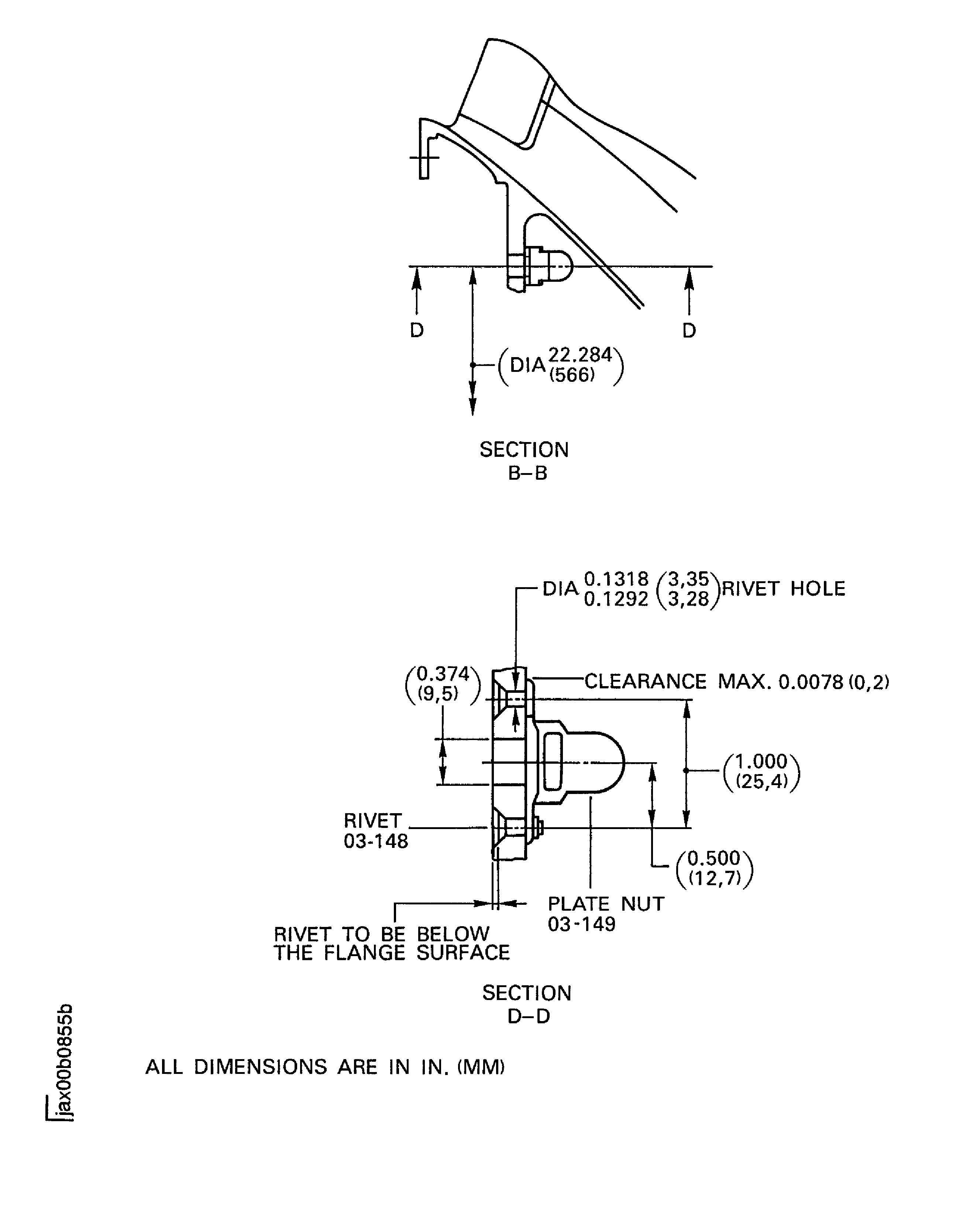 Replace the plate nut of the fan frame assembly