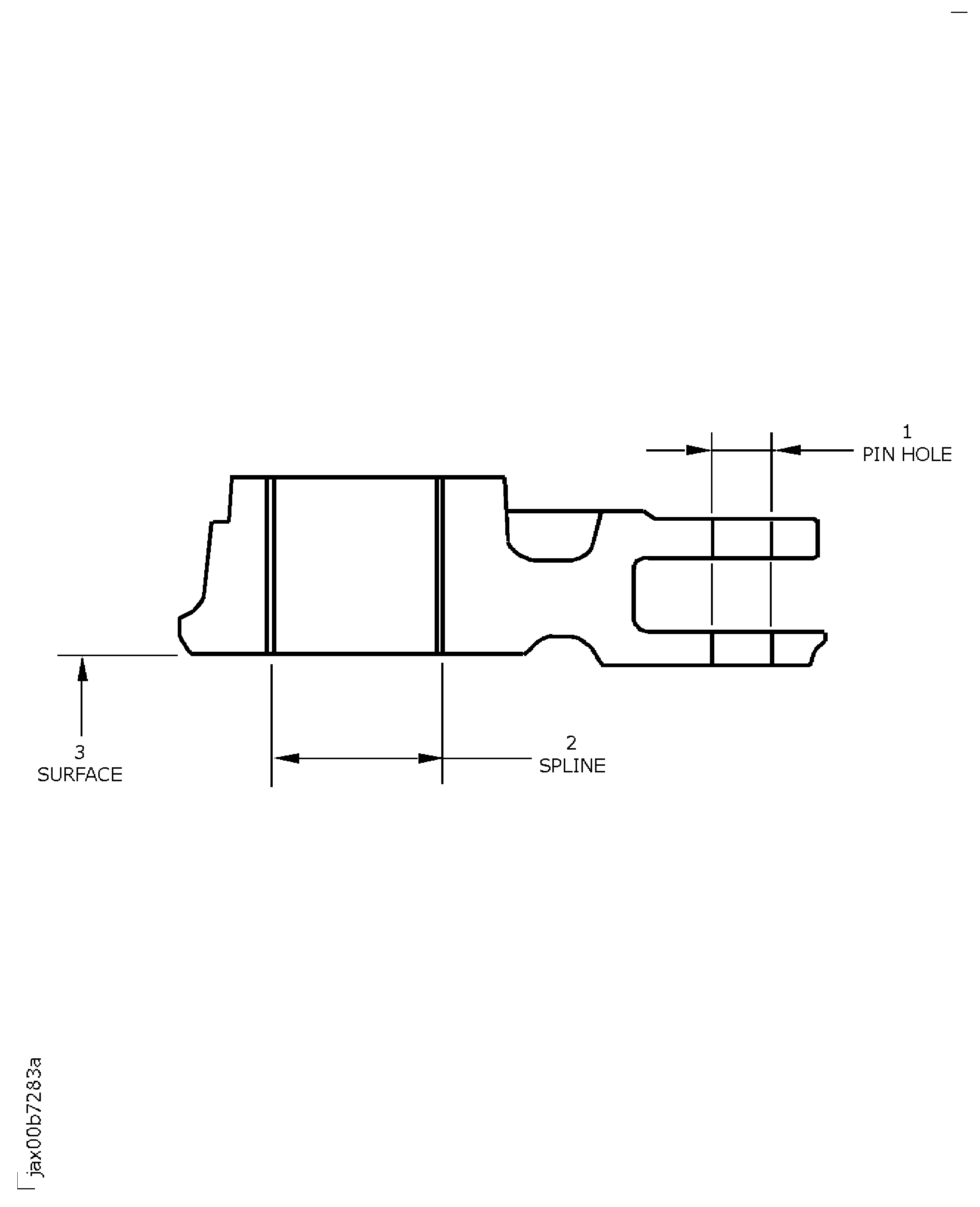 Locations on the Upper Power Arm