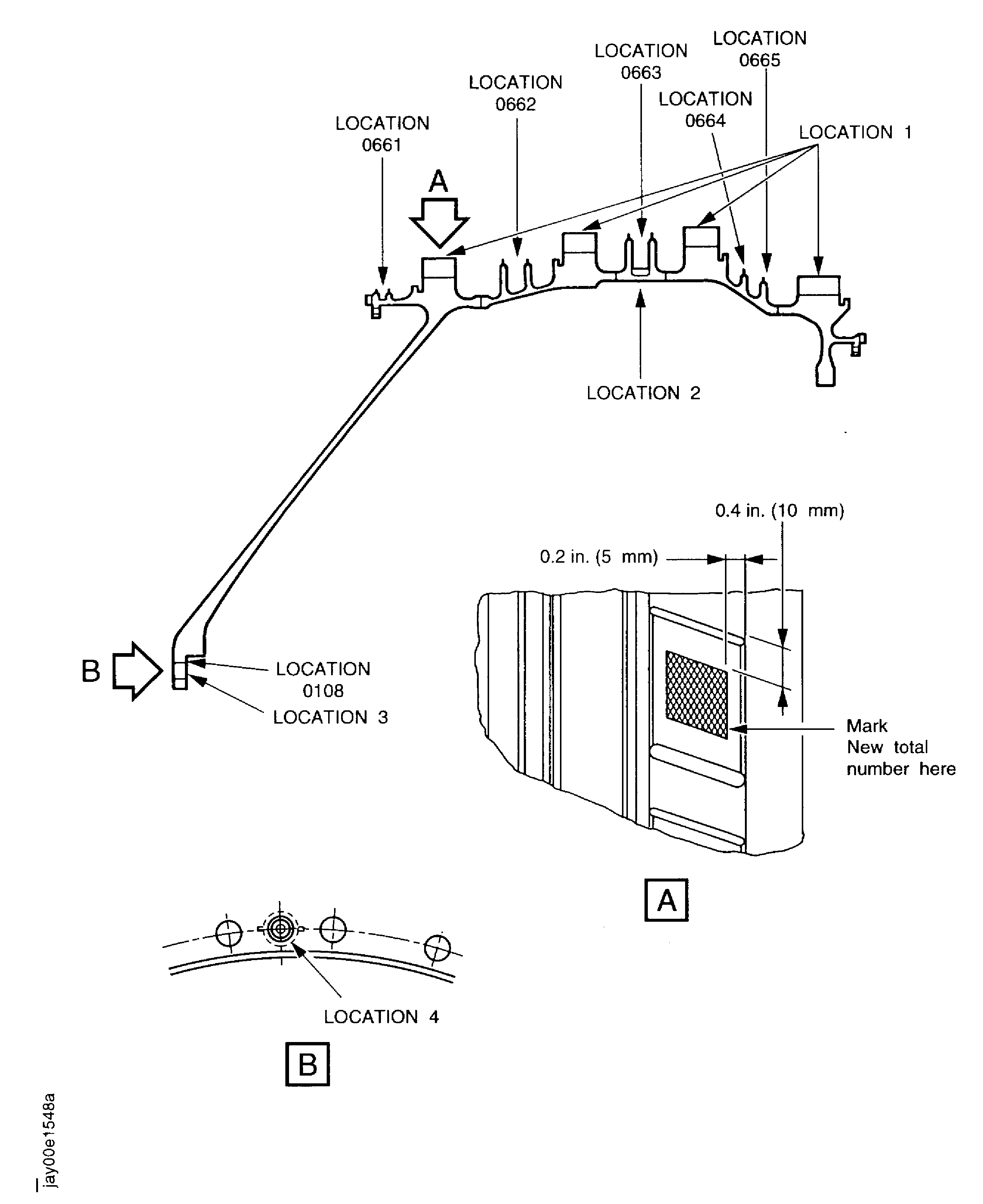 Location of the LP compressor disk
