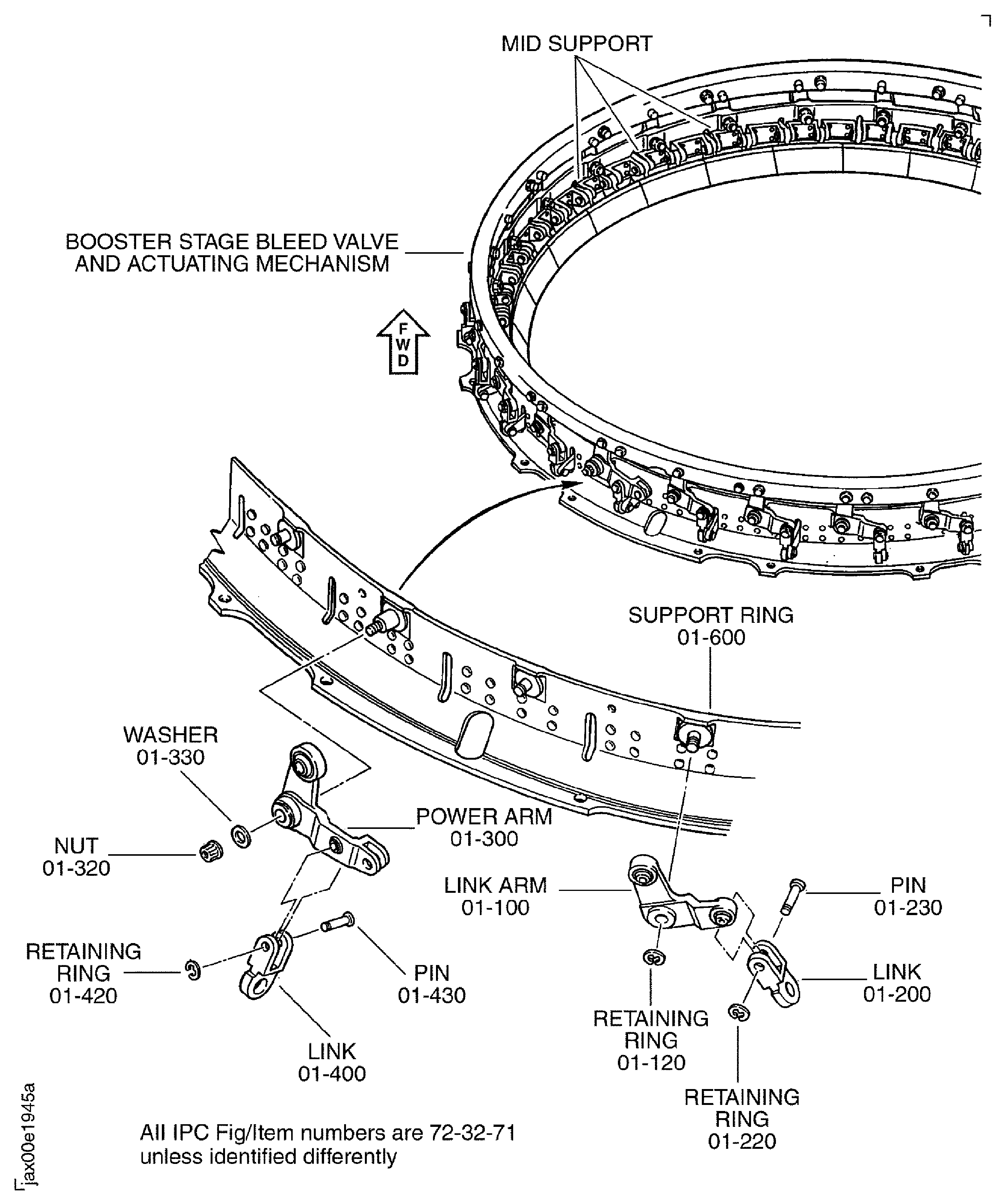 SBE 72-0133: Install The Power Arms, The Link Arms And The Links