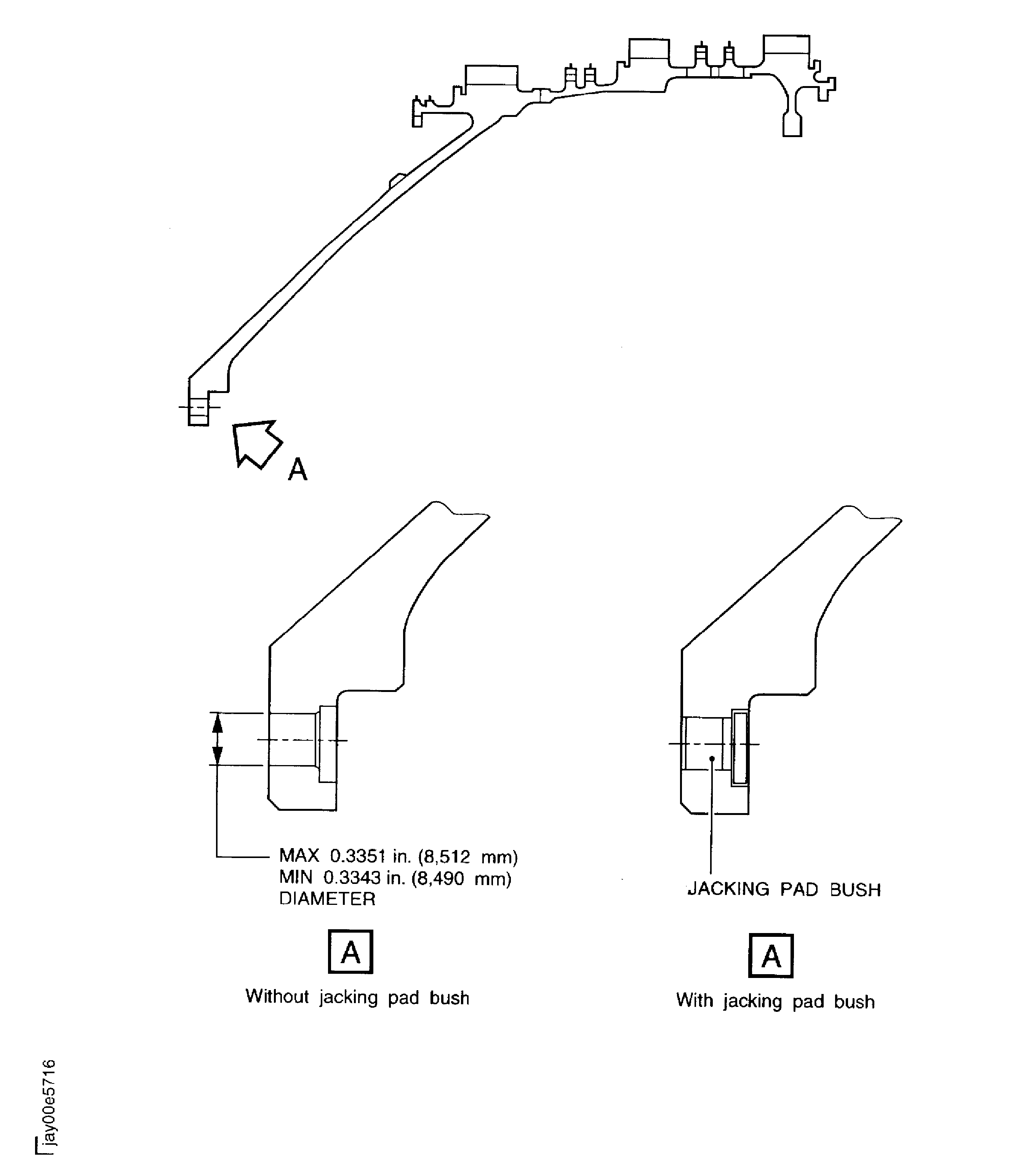 Replace The Jacking Pad Bush (01-204) Of The Disk