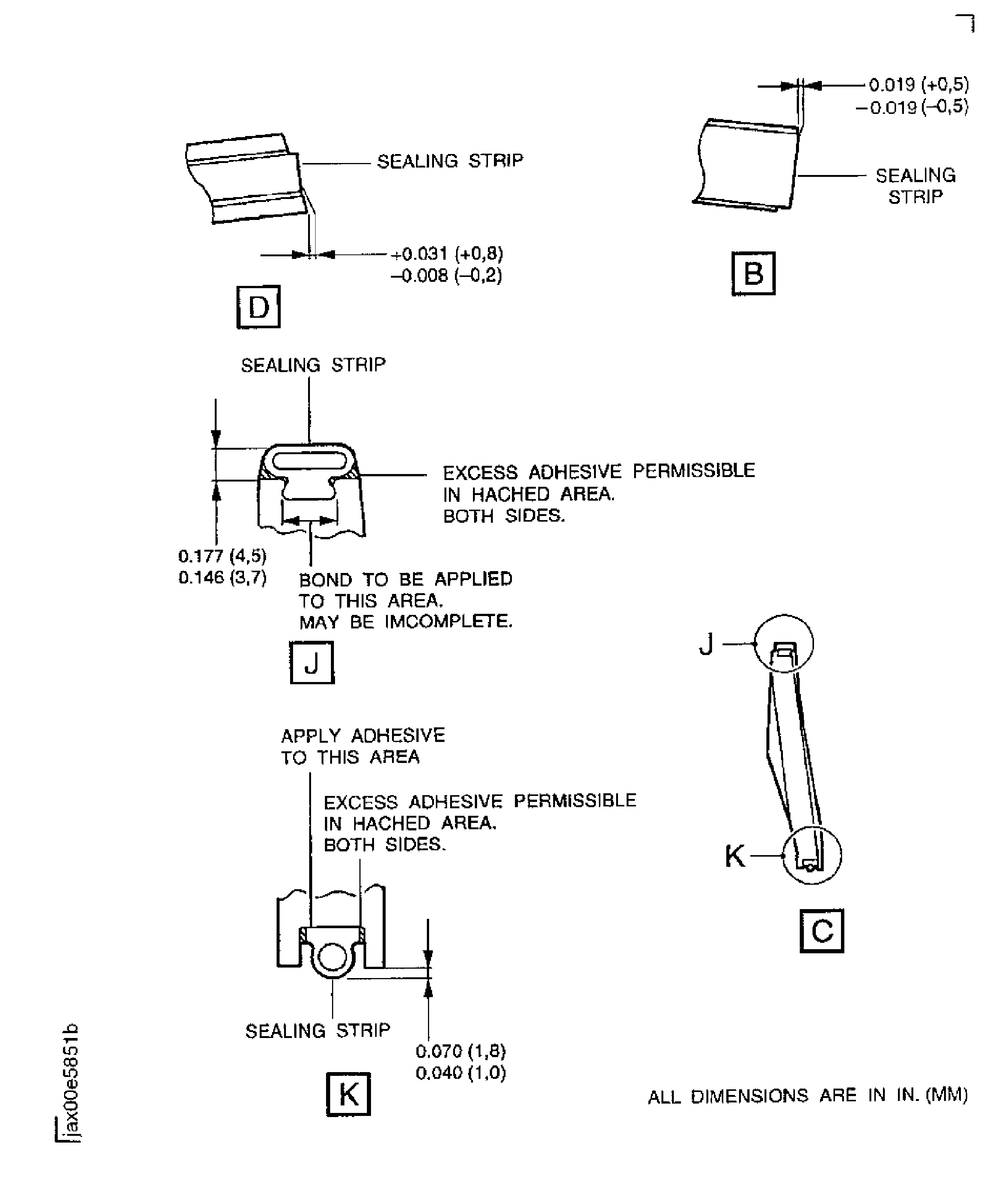 Repair Details and Dimensions (P/N 5A1513)