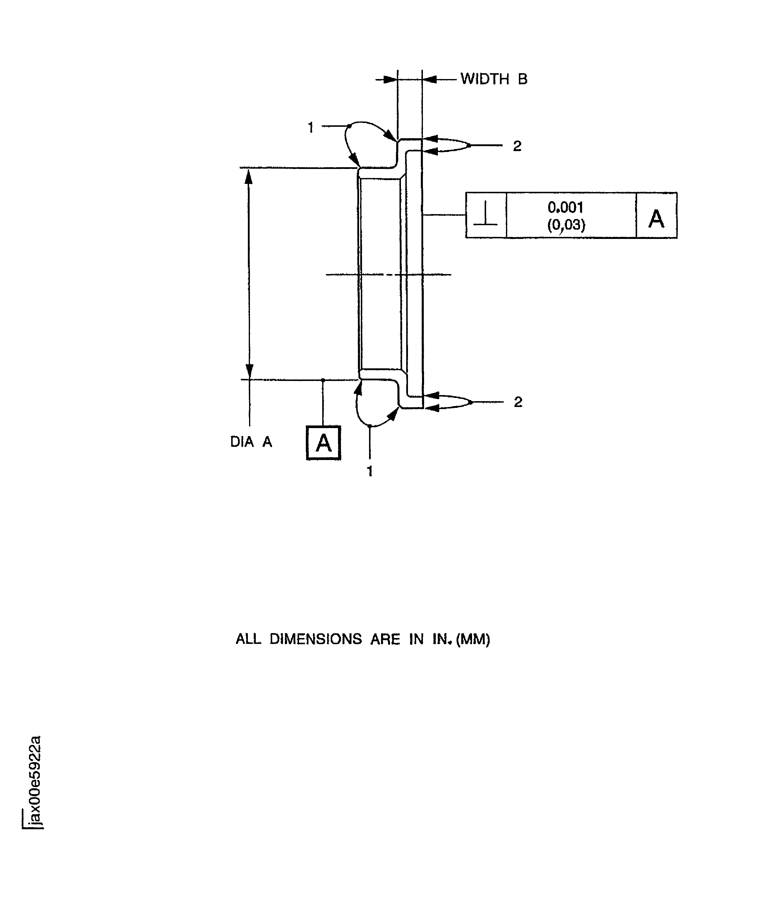 Location on the Inner PTO Seal Ring