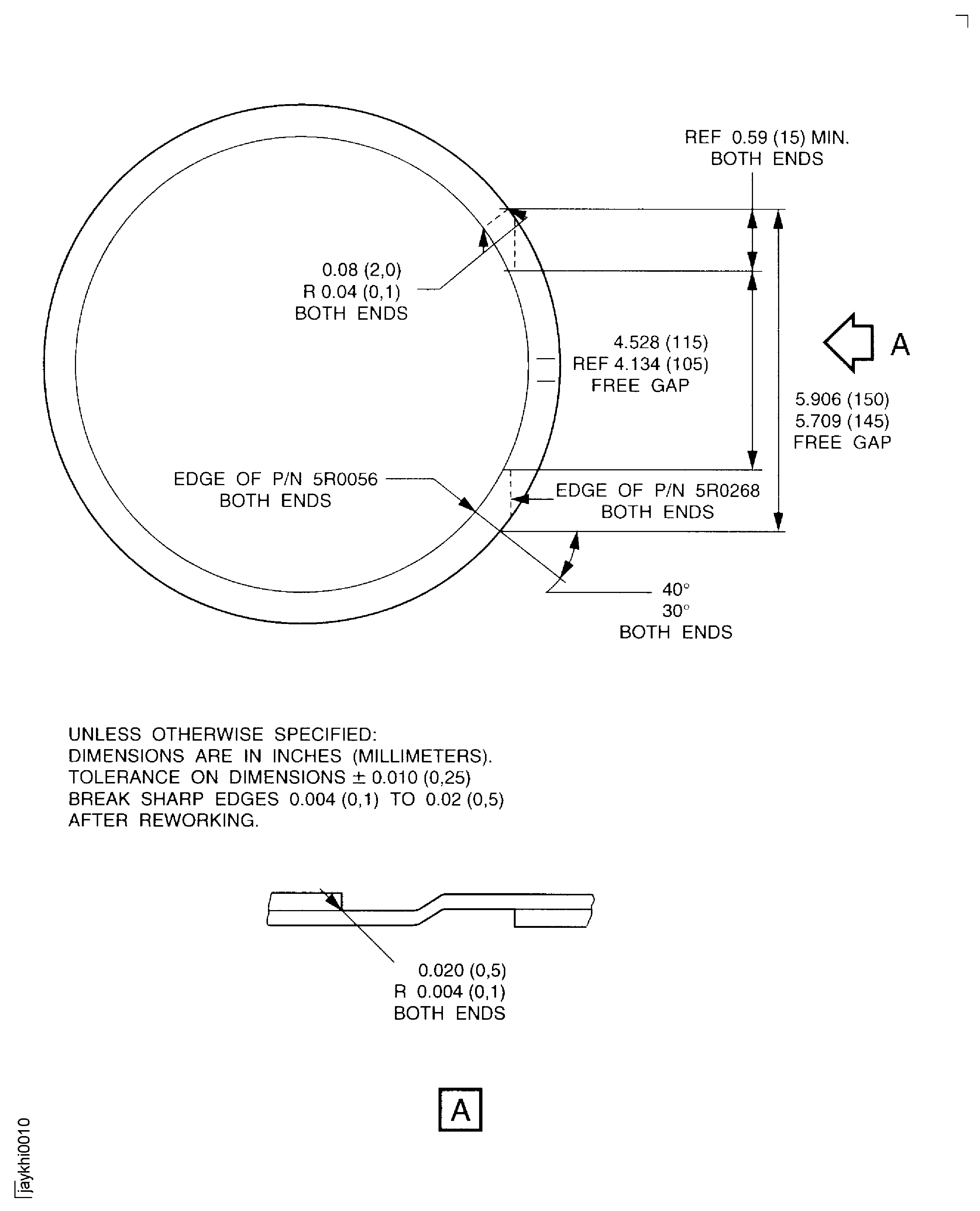 Rework of the Retaining Spiral Ring