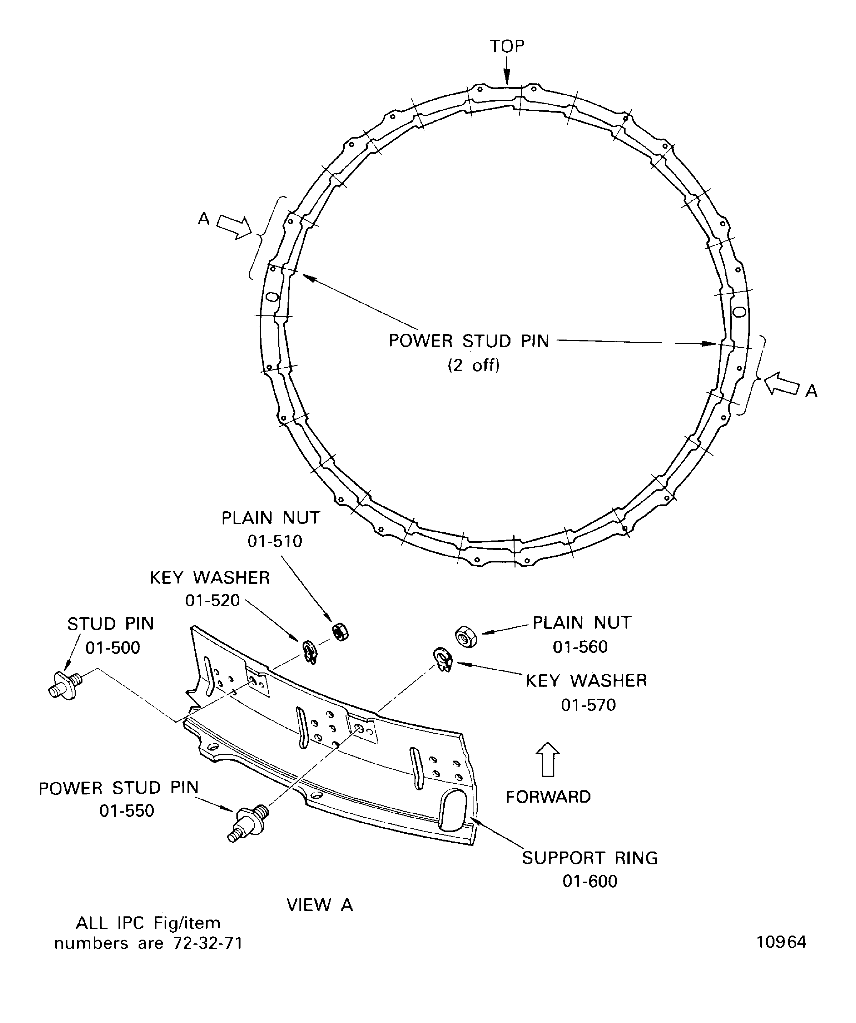 Install The Power Arm Stud Pins And The Link Arm Stud Pins