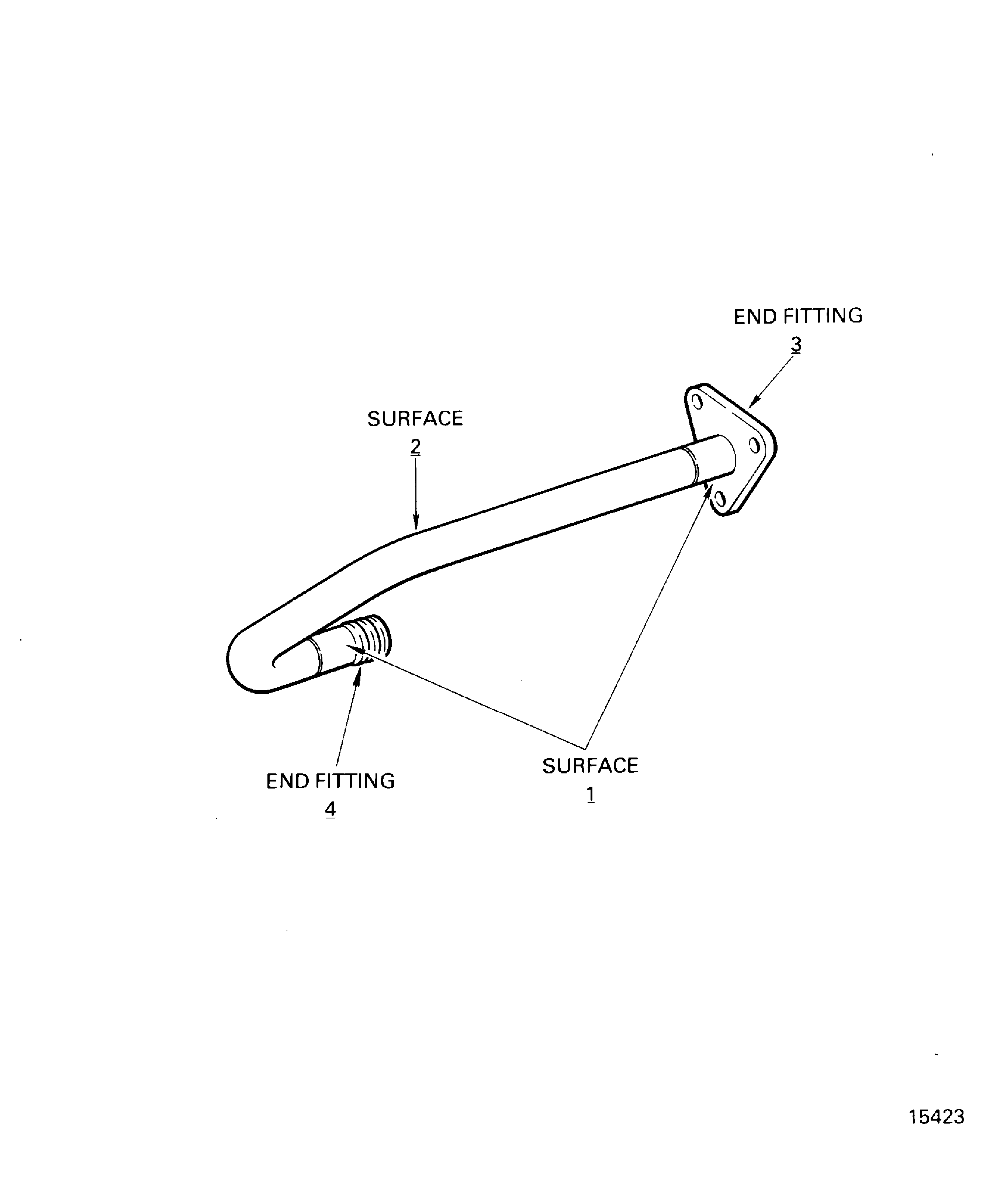 Locations On The No.2 Bearing Oil Feed Tube