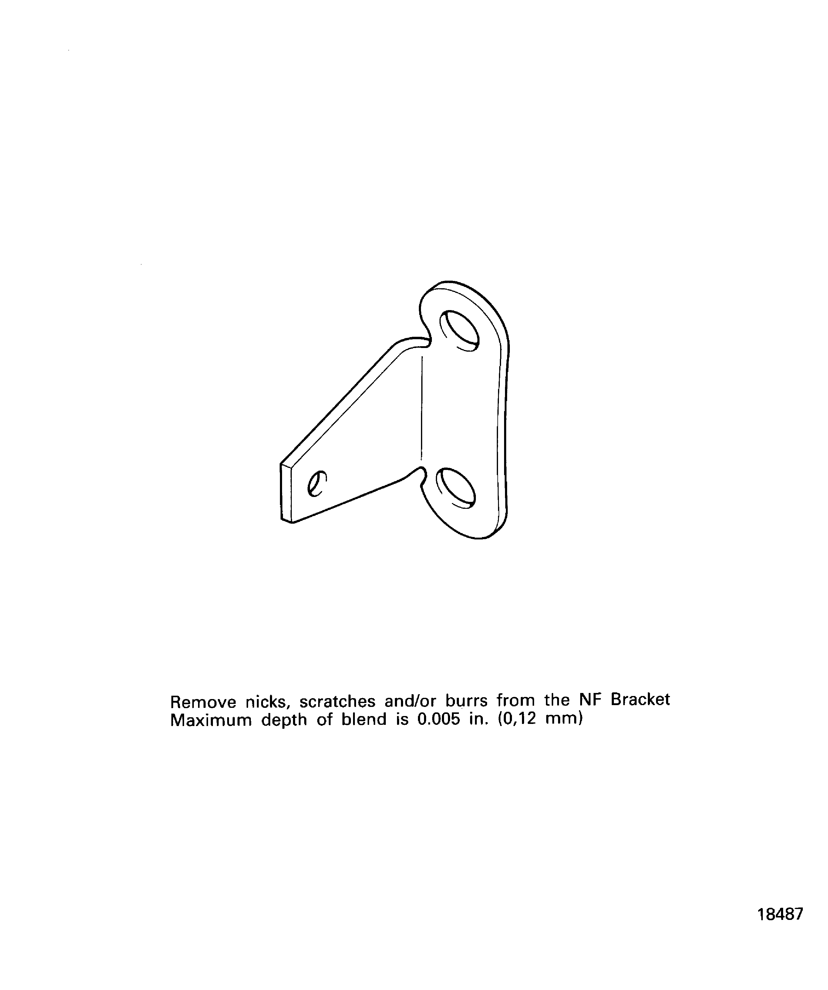 NF bracket repair limit