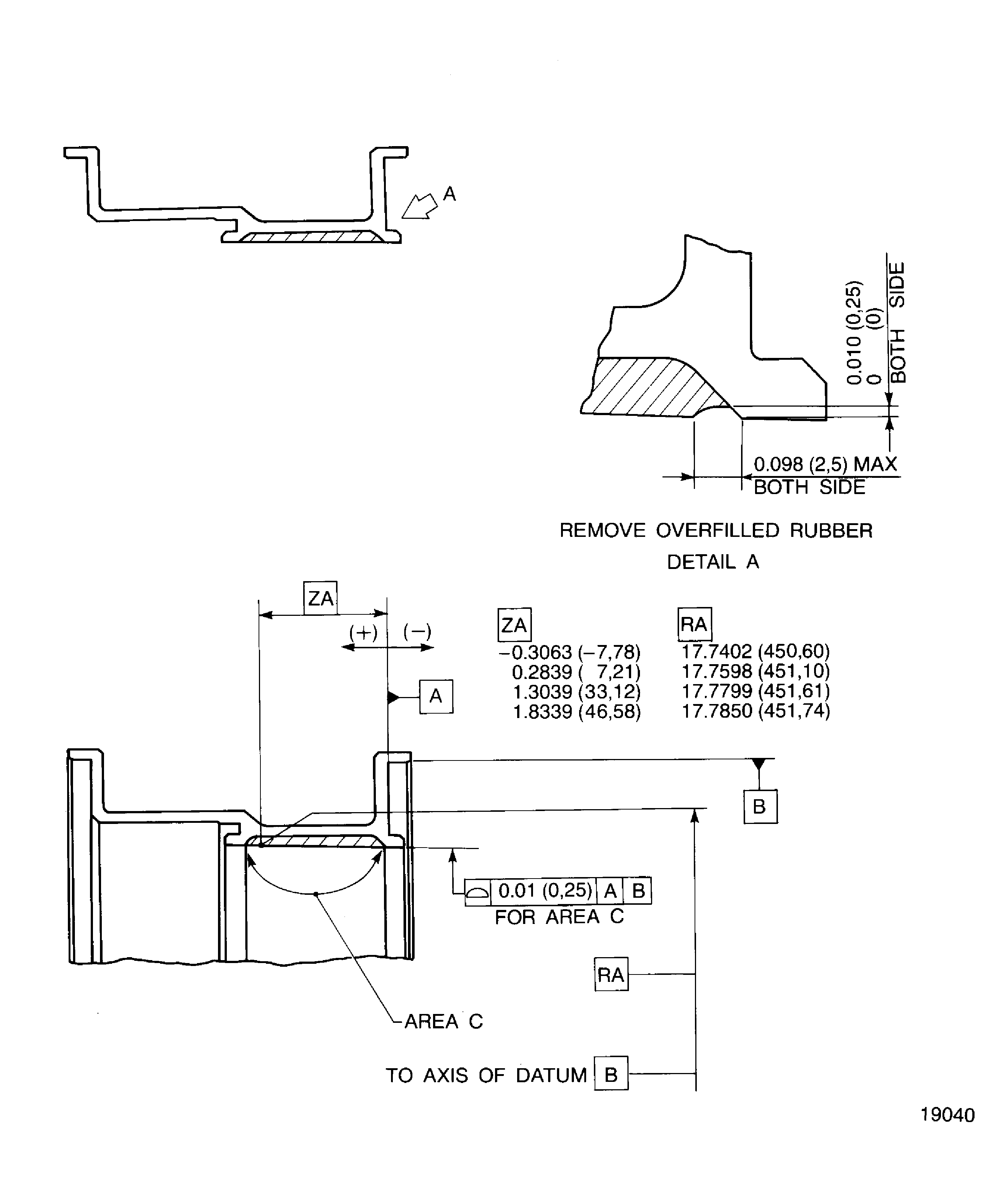 Repair Details and Dimensions
