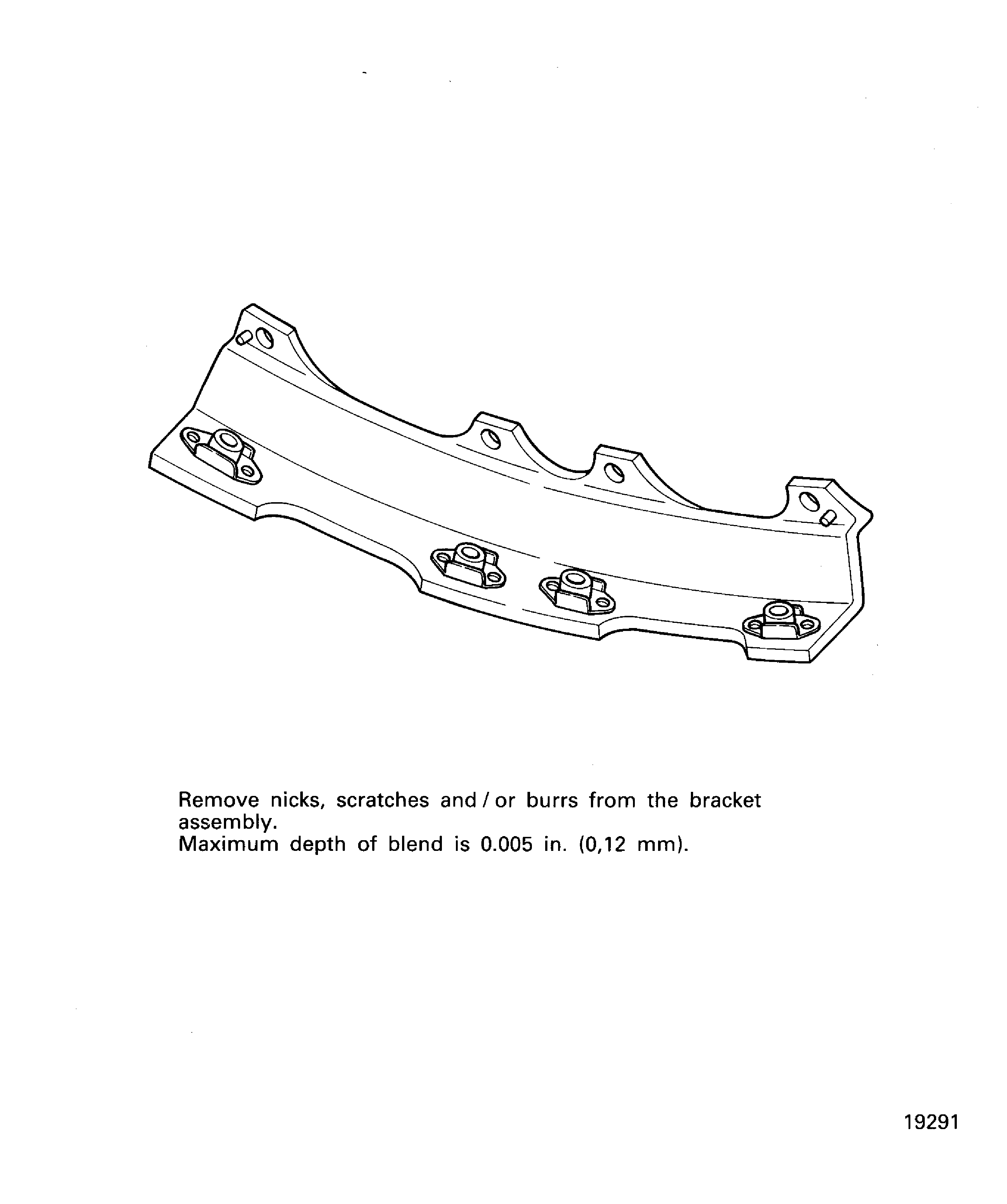 Bracket assembly - blend limit