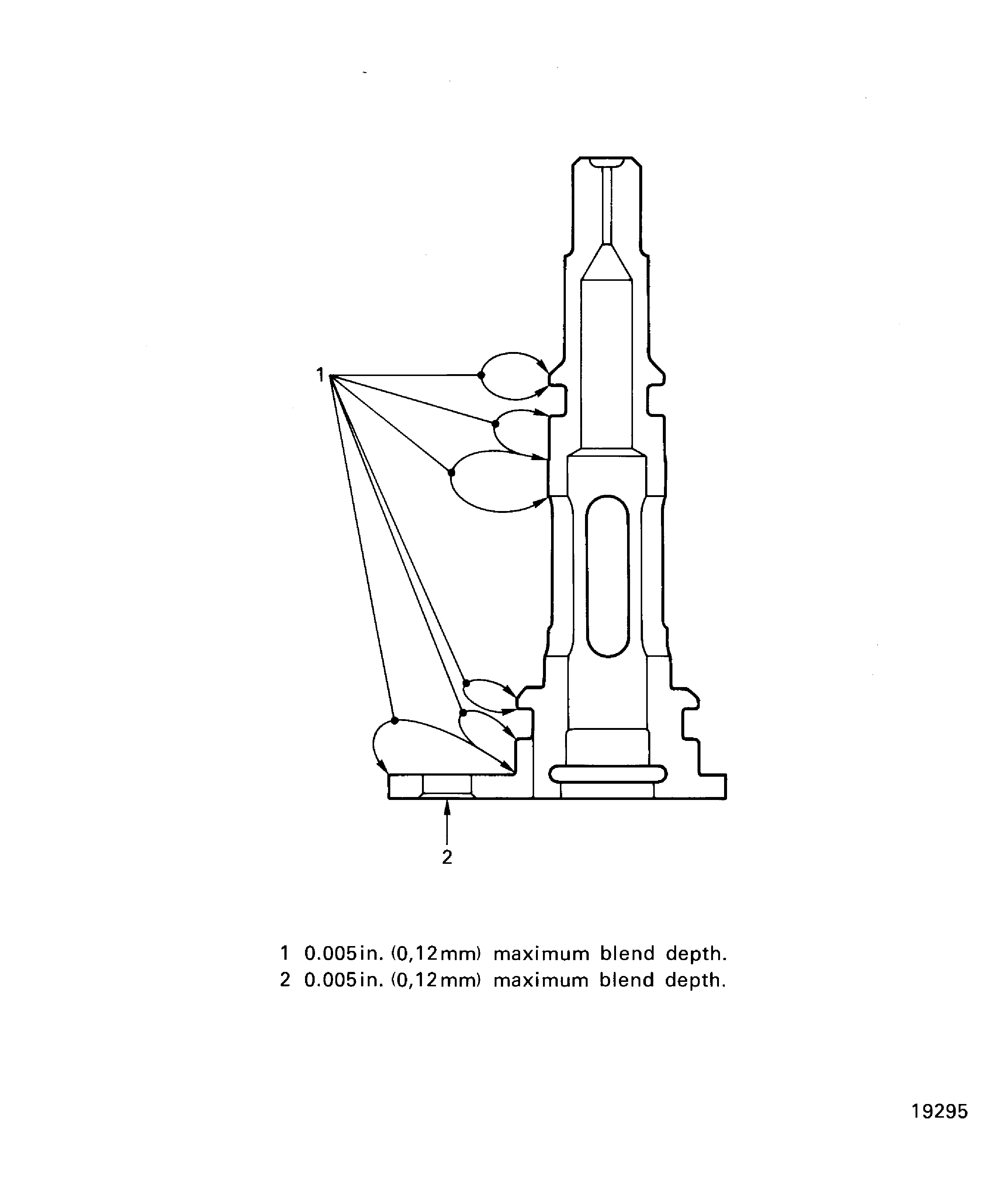 Oil Jet Assembly - Repair Limit
