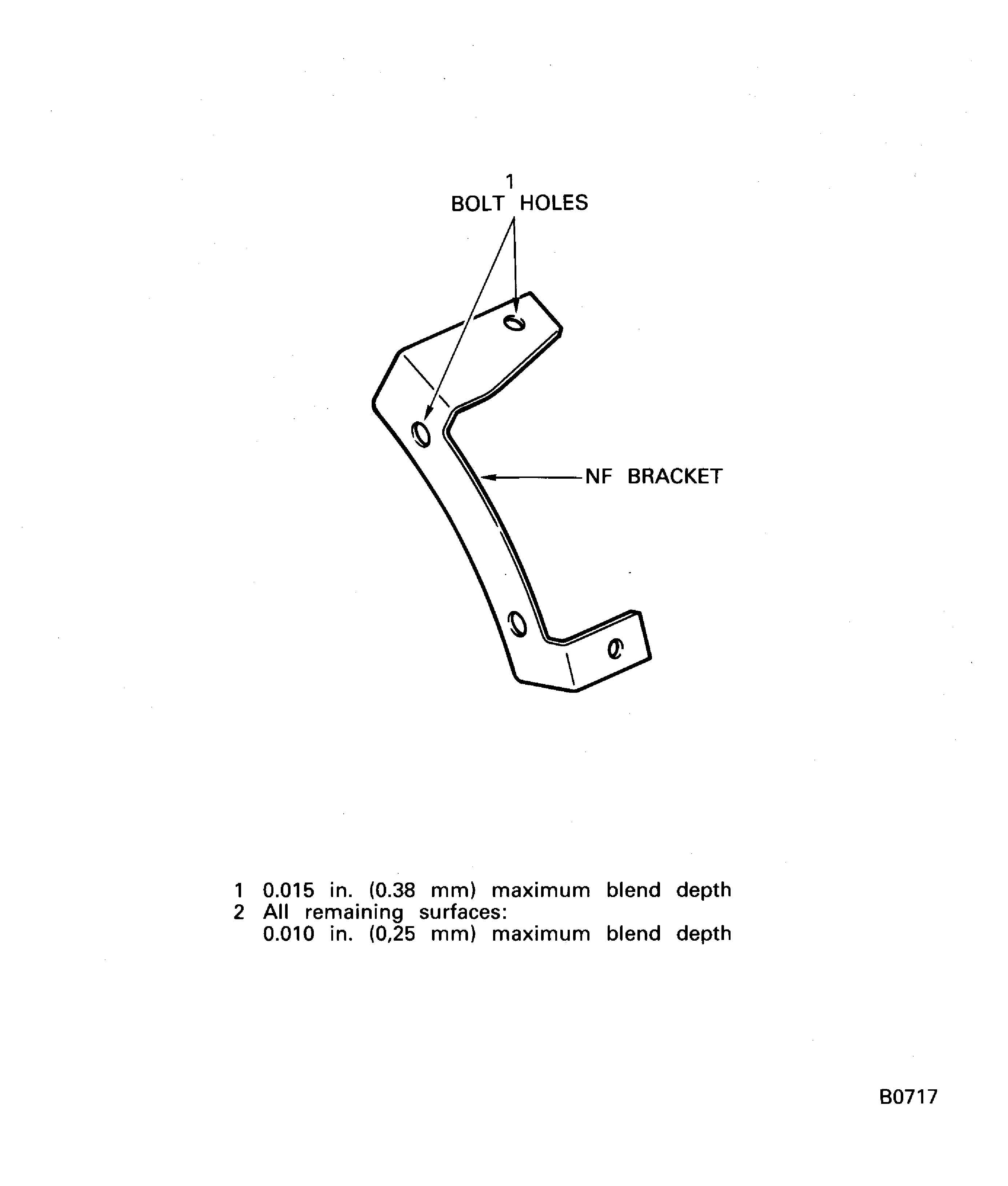 NF bracket - repair limit
