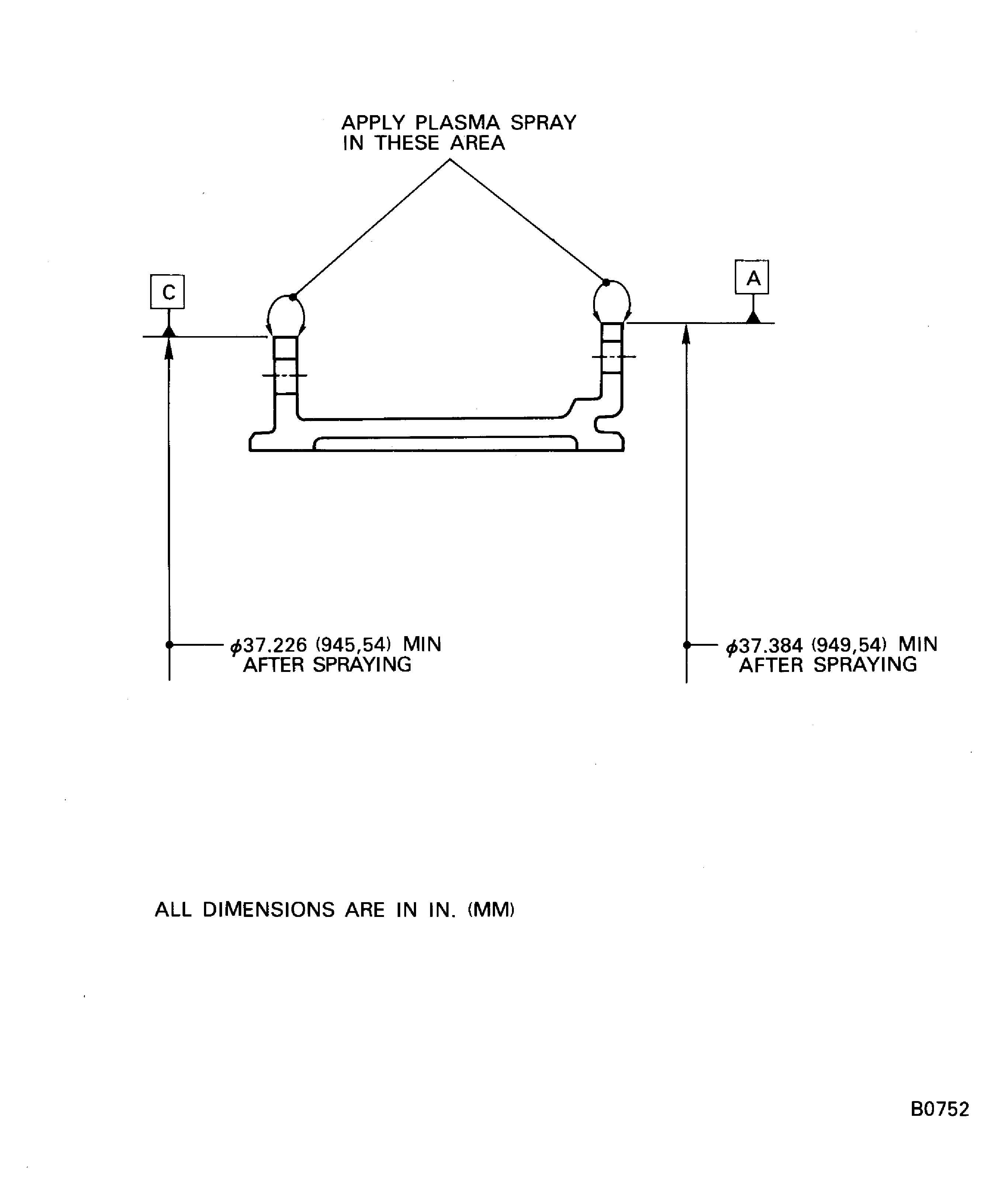 Repair details and dimensions