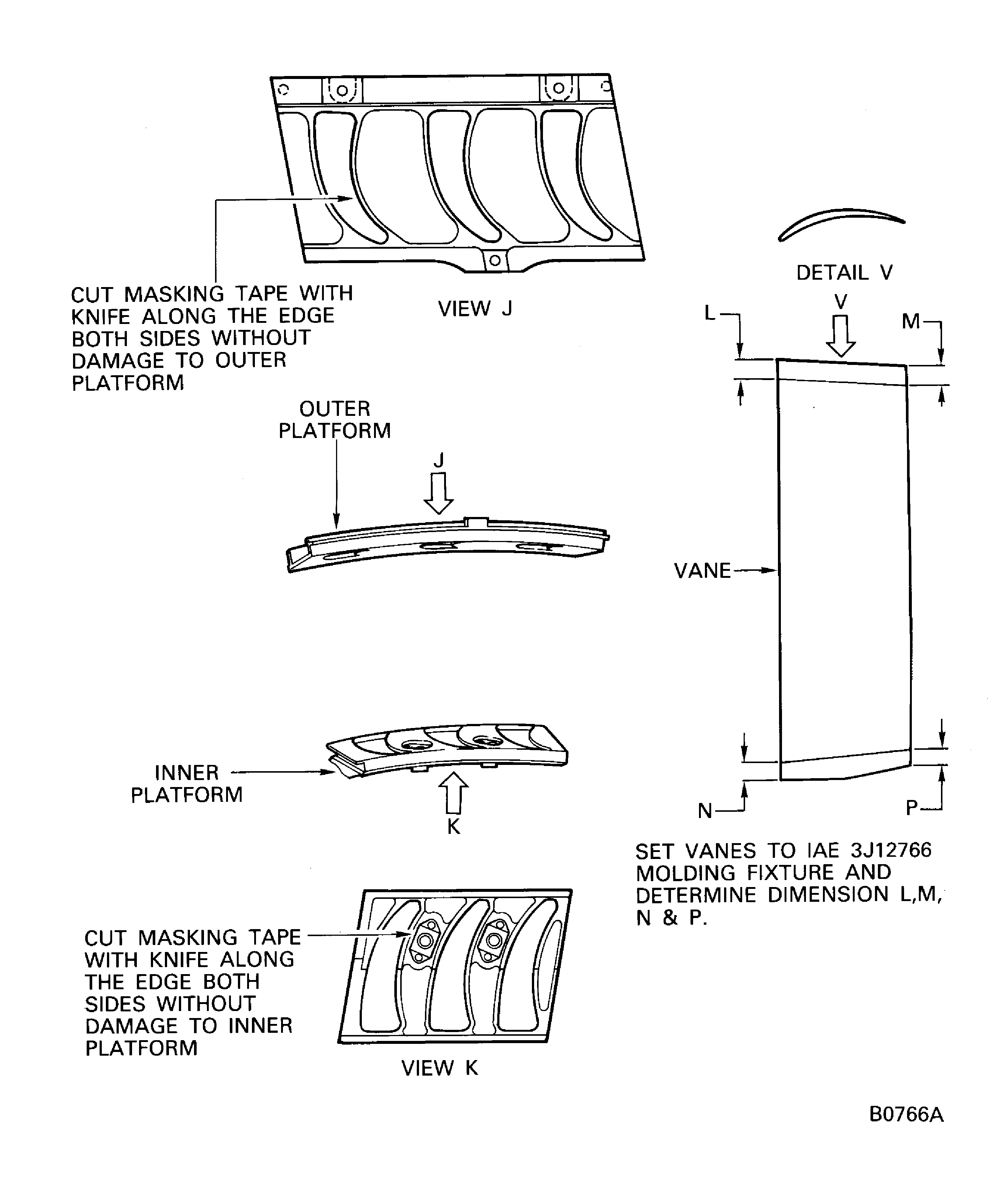 Repair details and dimensions - Assembly A