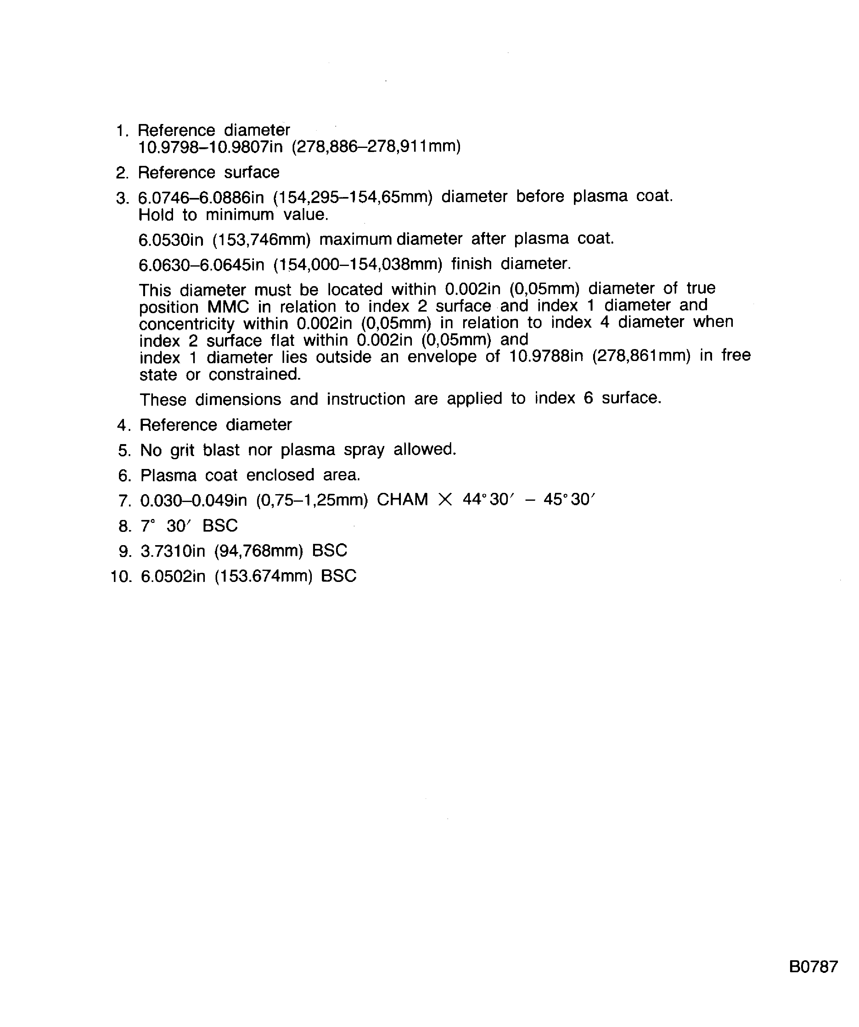 Apply powder to the bore diameter of the No. 2 bearing support assembly