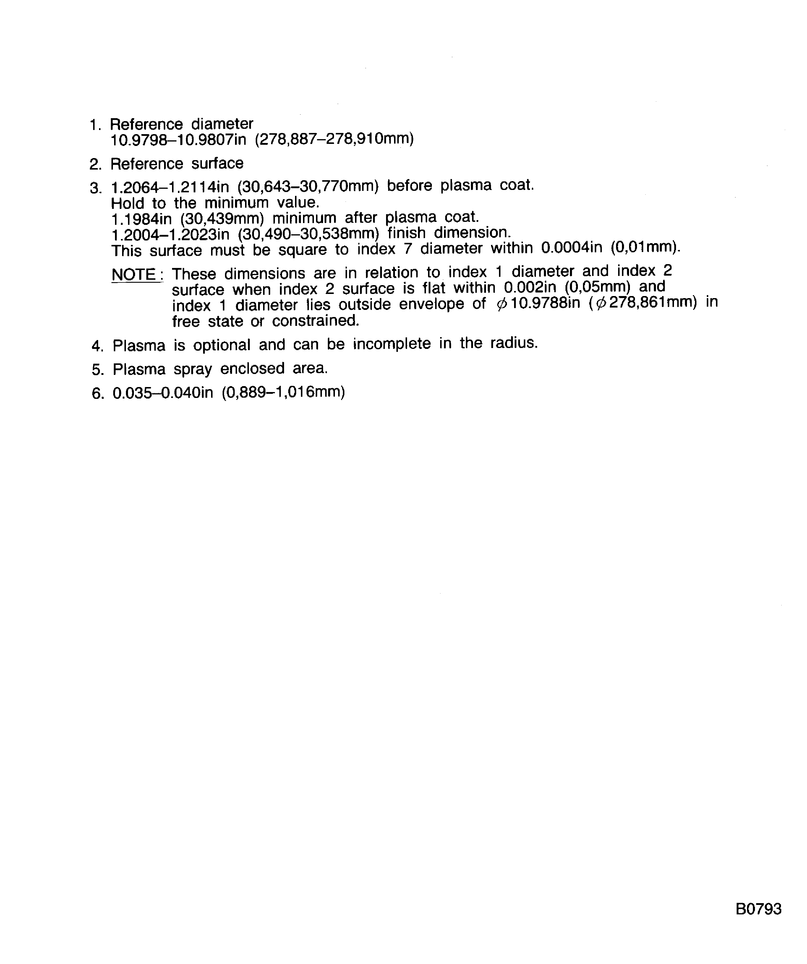 Apply powder to the bearing shoulder of the No. 2 bearing support assembly