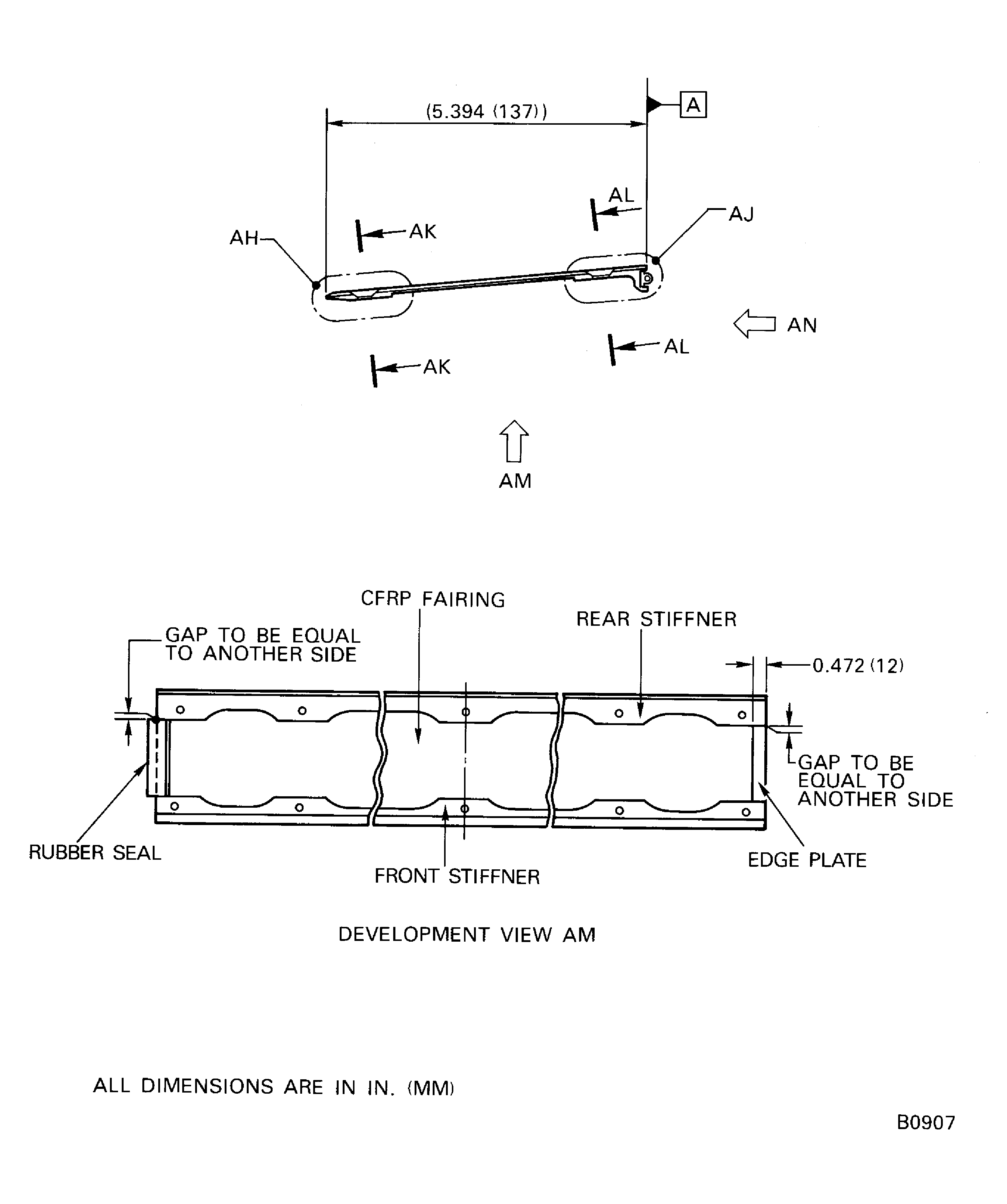 Repair details and dimensions