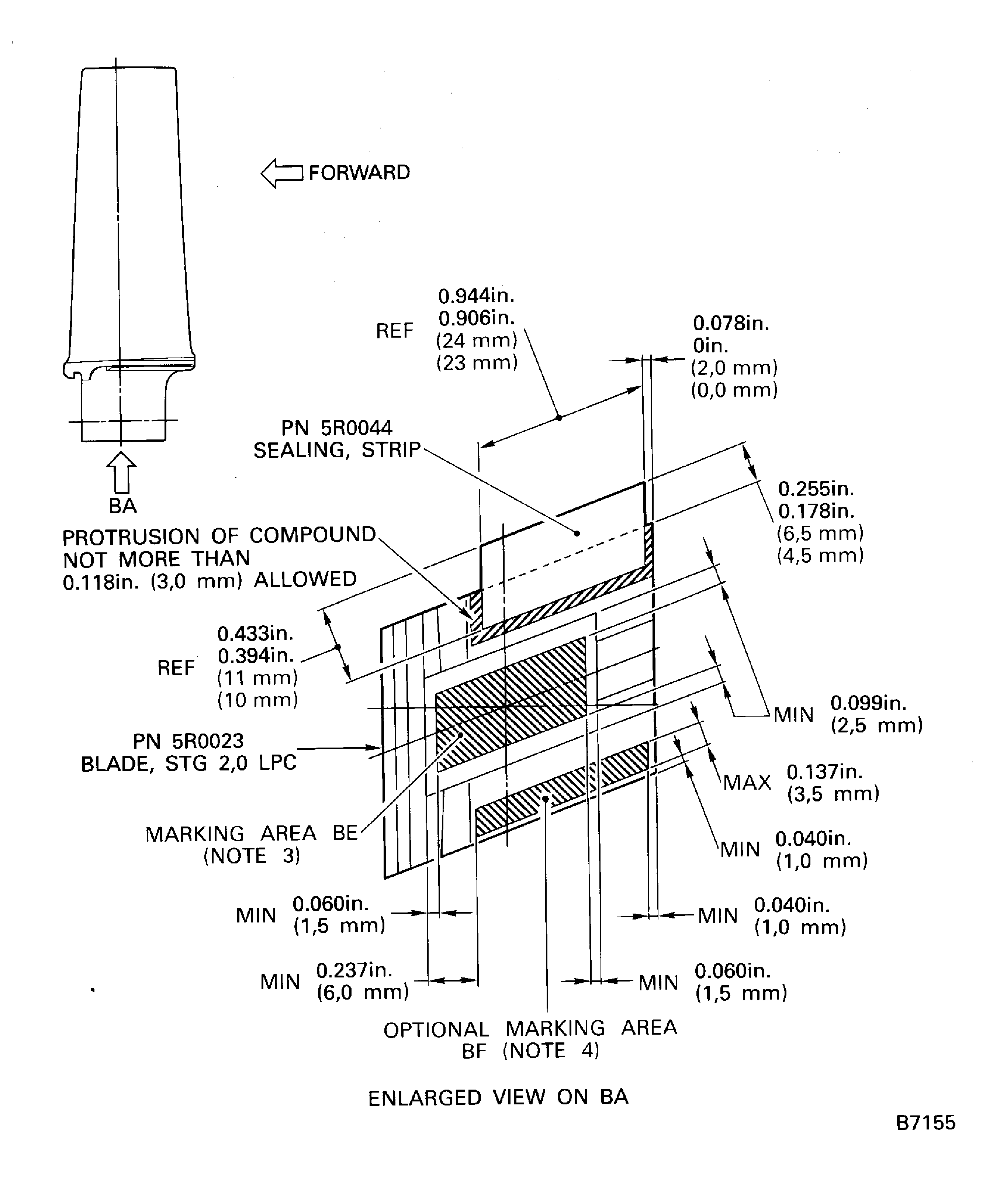 Rework of the blades, Stage 2.0 LPC