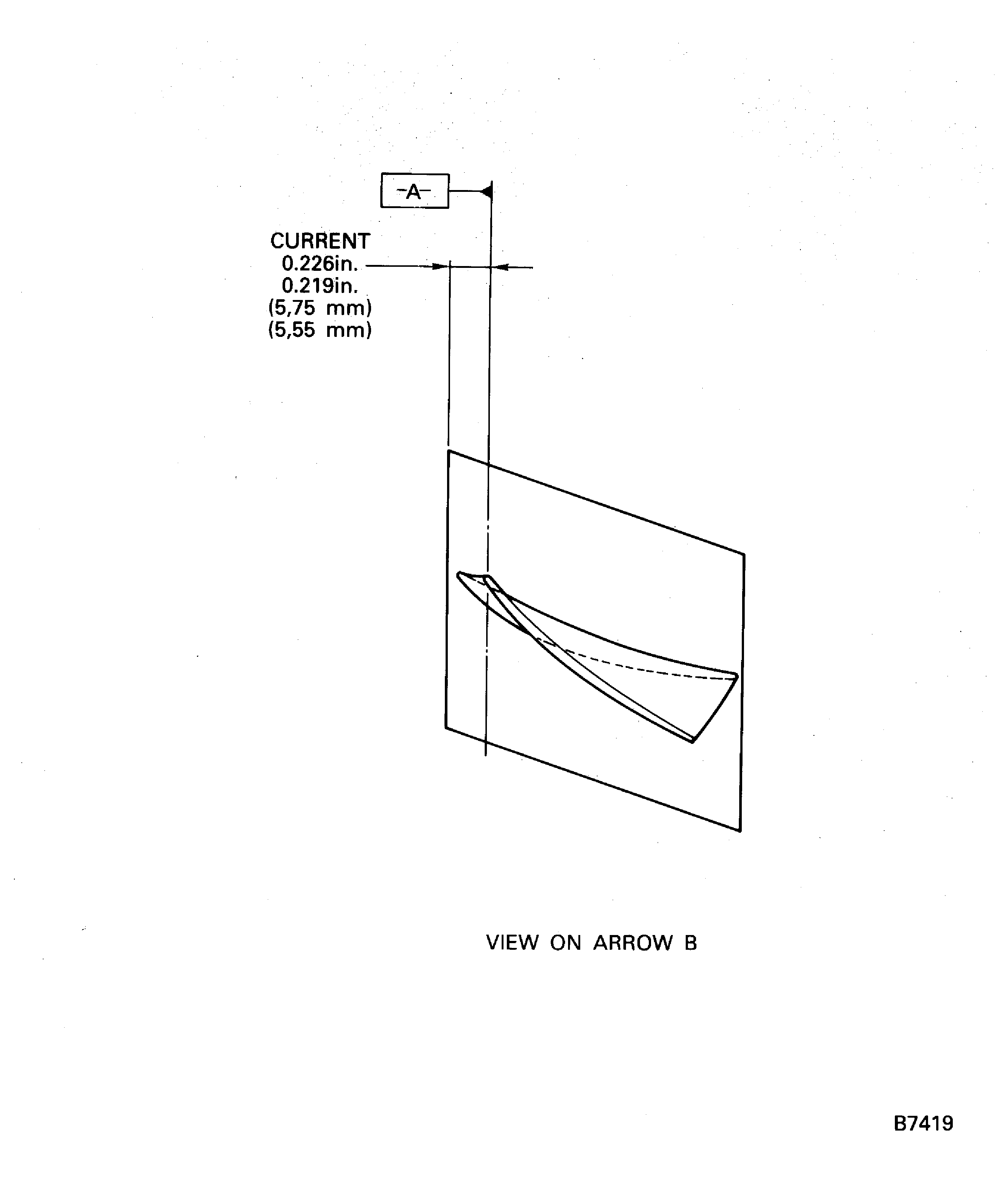 Before accomplishment of rework