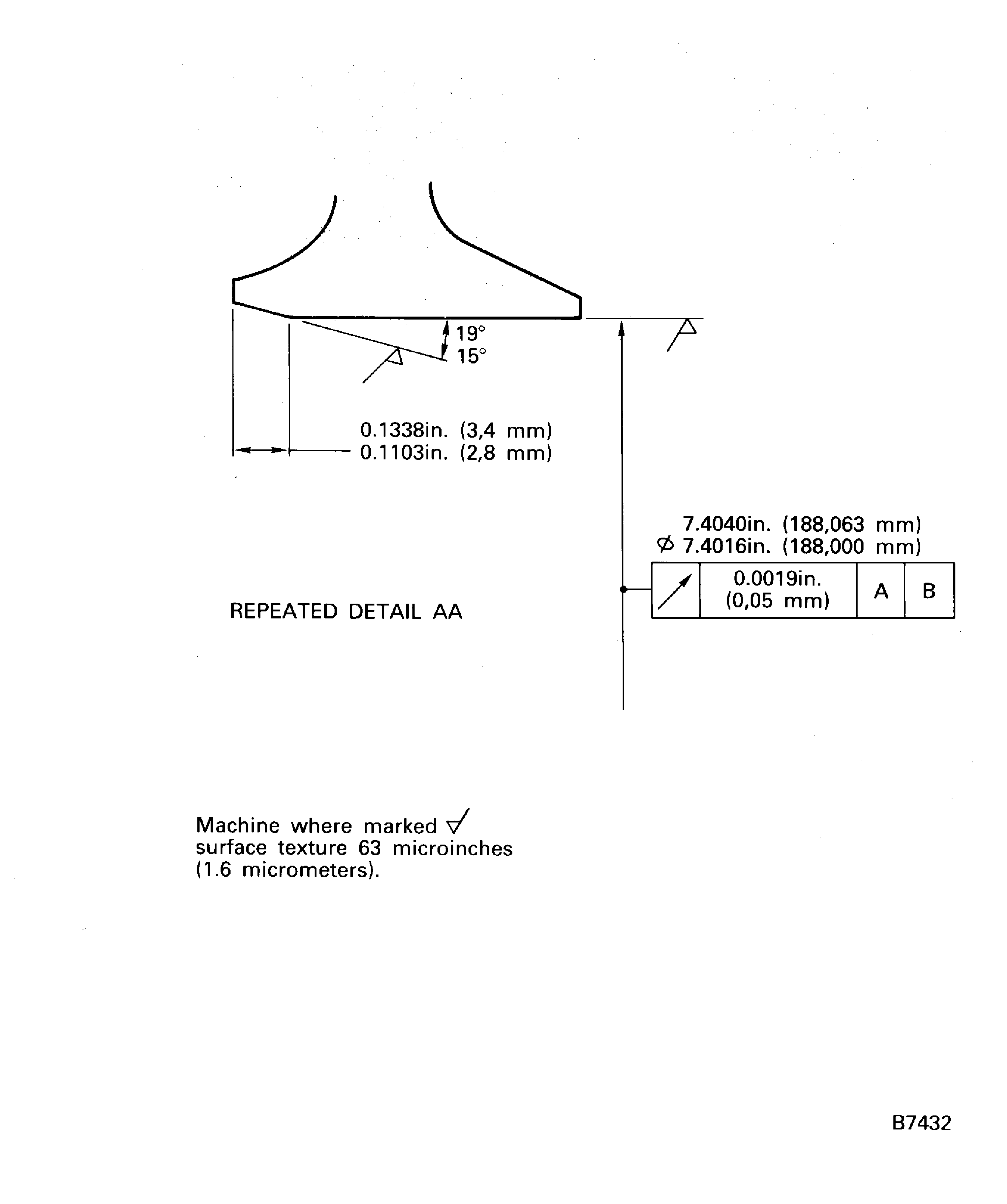 Machine the seal surface