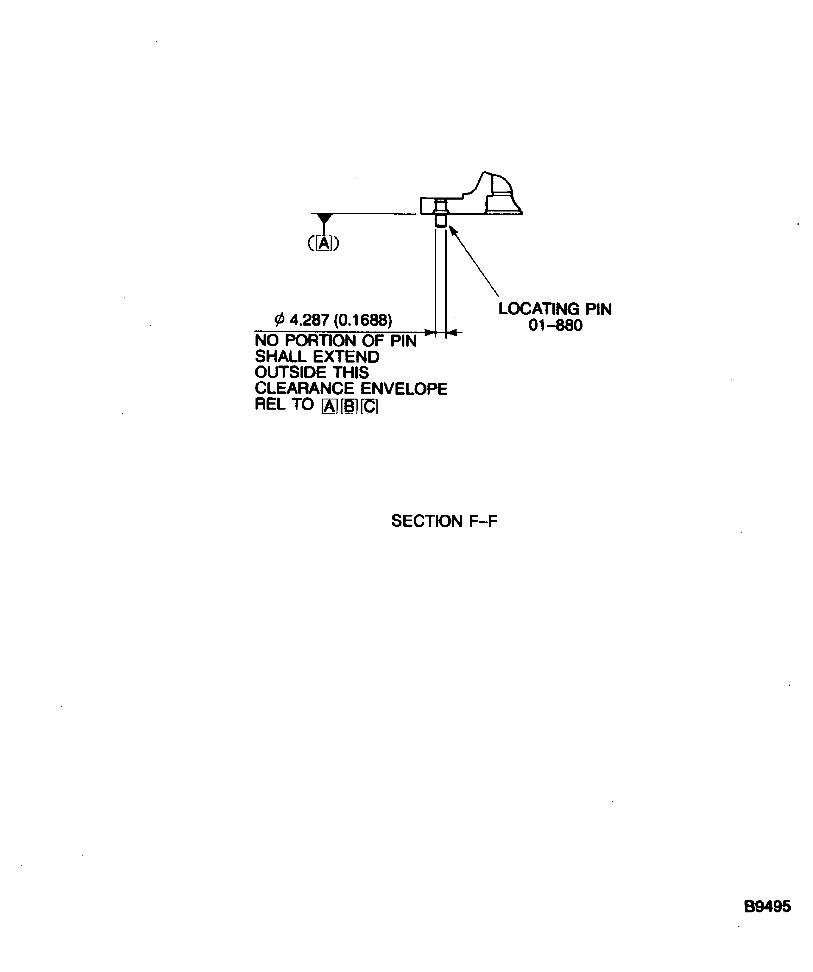 Replacement of the locating pin